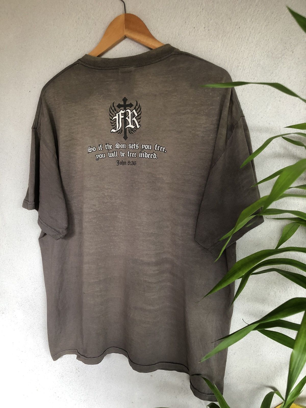 Affliction × Harley Davidson × Vintage Vintage Y2K Sunfaded Free Riders Motorcycle Club Tee Size US XL / EU 56 / 4 - 13 Thumbnail