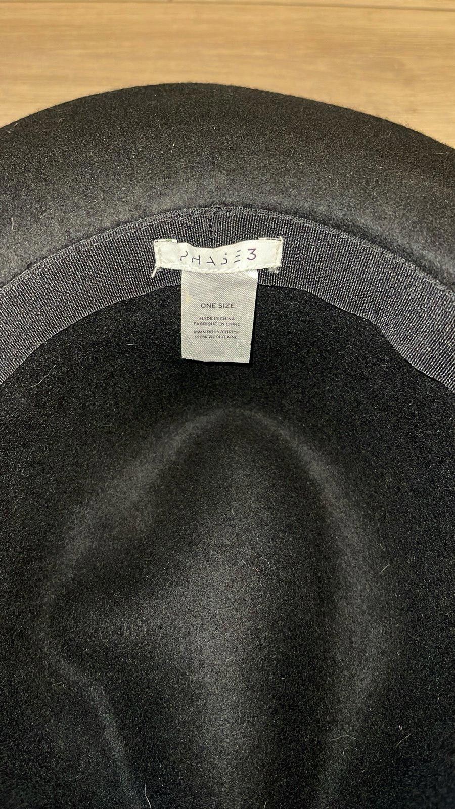 Phase 3 Fedora Black Hat For Women Phase 3 Size ONE SIZE - 3 Thumbnail