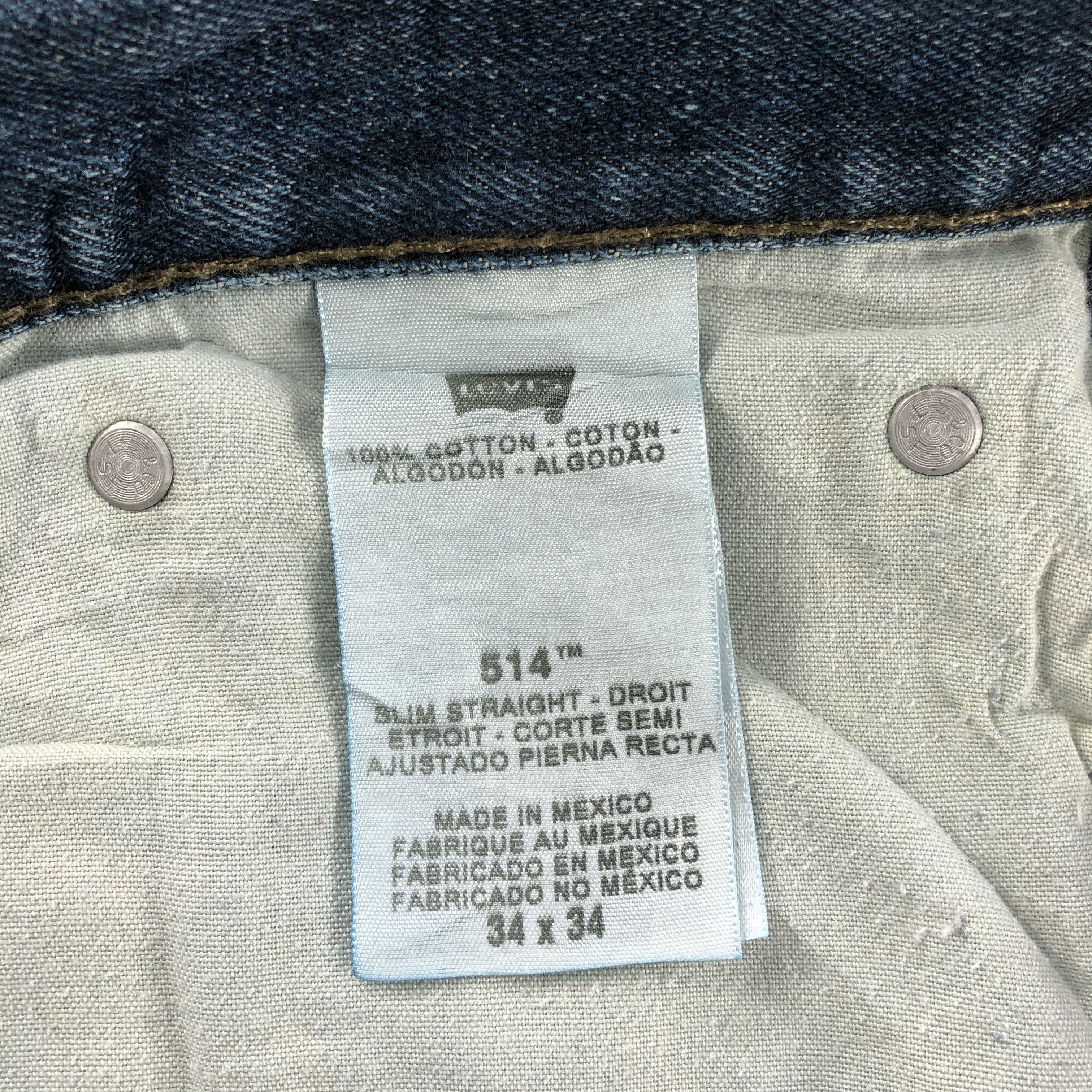 Levi's Vintage Levis 514 Jeans-J1159 Size US 35 - 9 Thumbnail