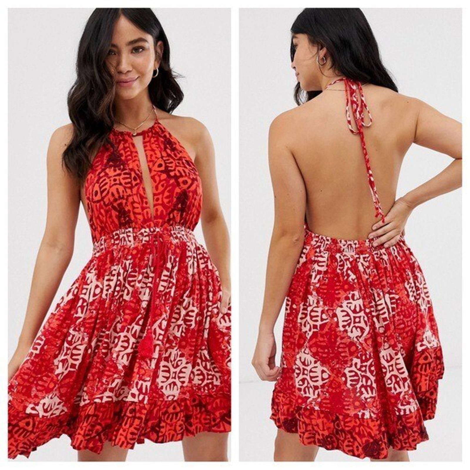 Free People Free People beach day Halter Neck Dress XS (oversized) Size XS / US 0-2 / IT 36-38 - 1 Thumbnail