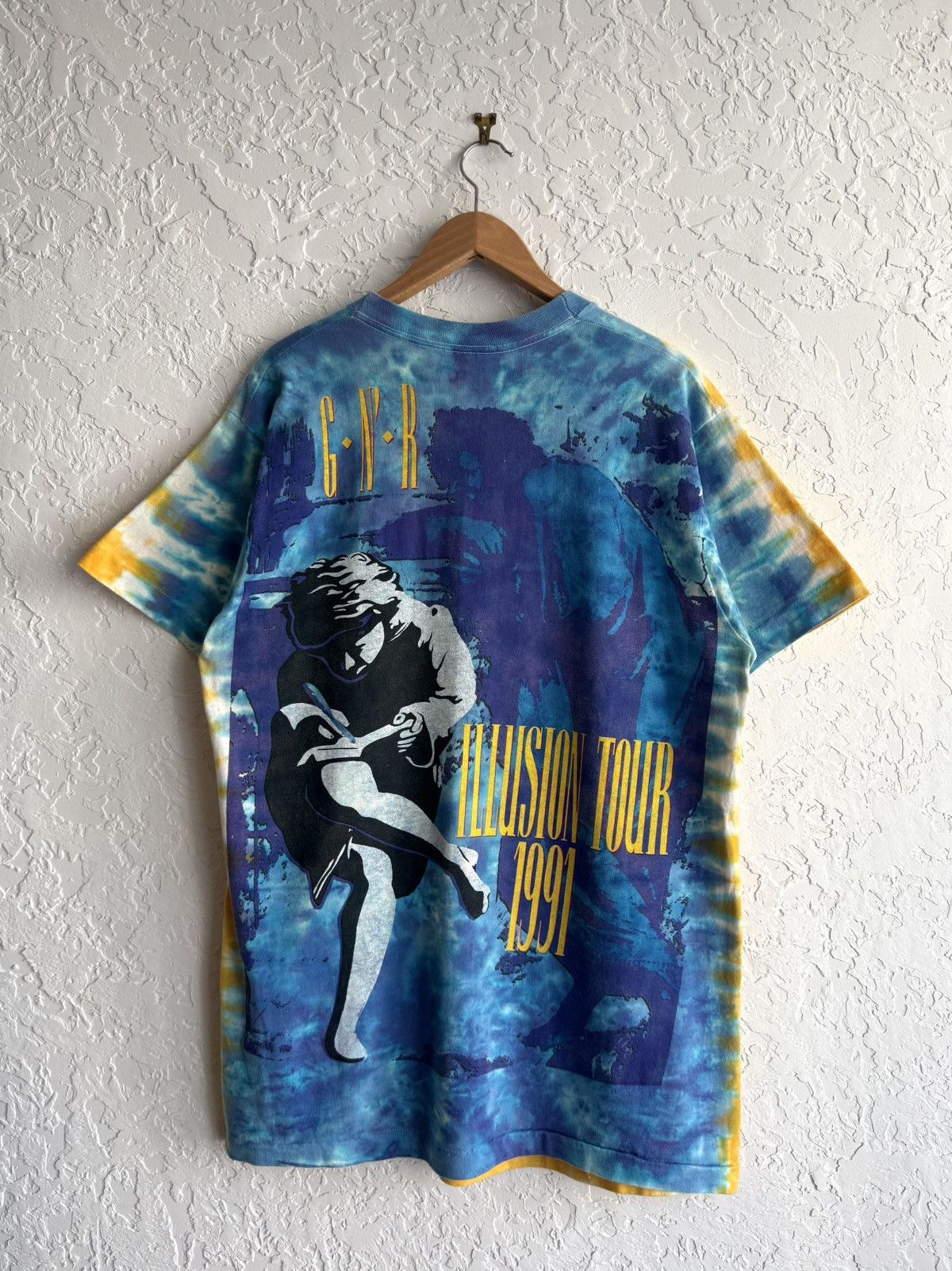 Liquid Blue Vintage Guns N’ Roses Use Your Illusion Tour 1991 T-shirt Size US XL / EU 56 / 4 - 8 Thumbnail