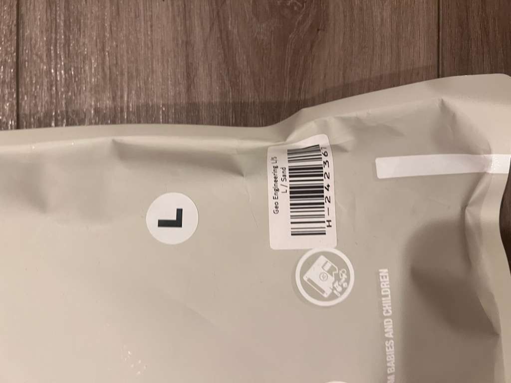 HIDDEN Geo Engineering Tee (L) Size US L / EU 52-54 / 3 - 4 Thumbnail