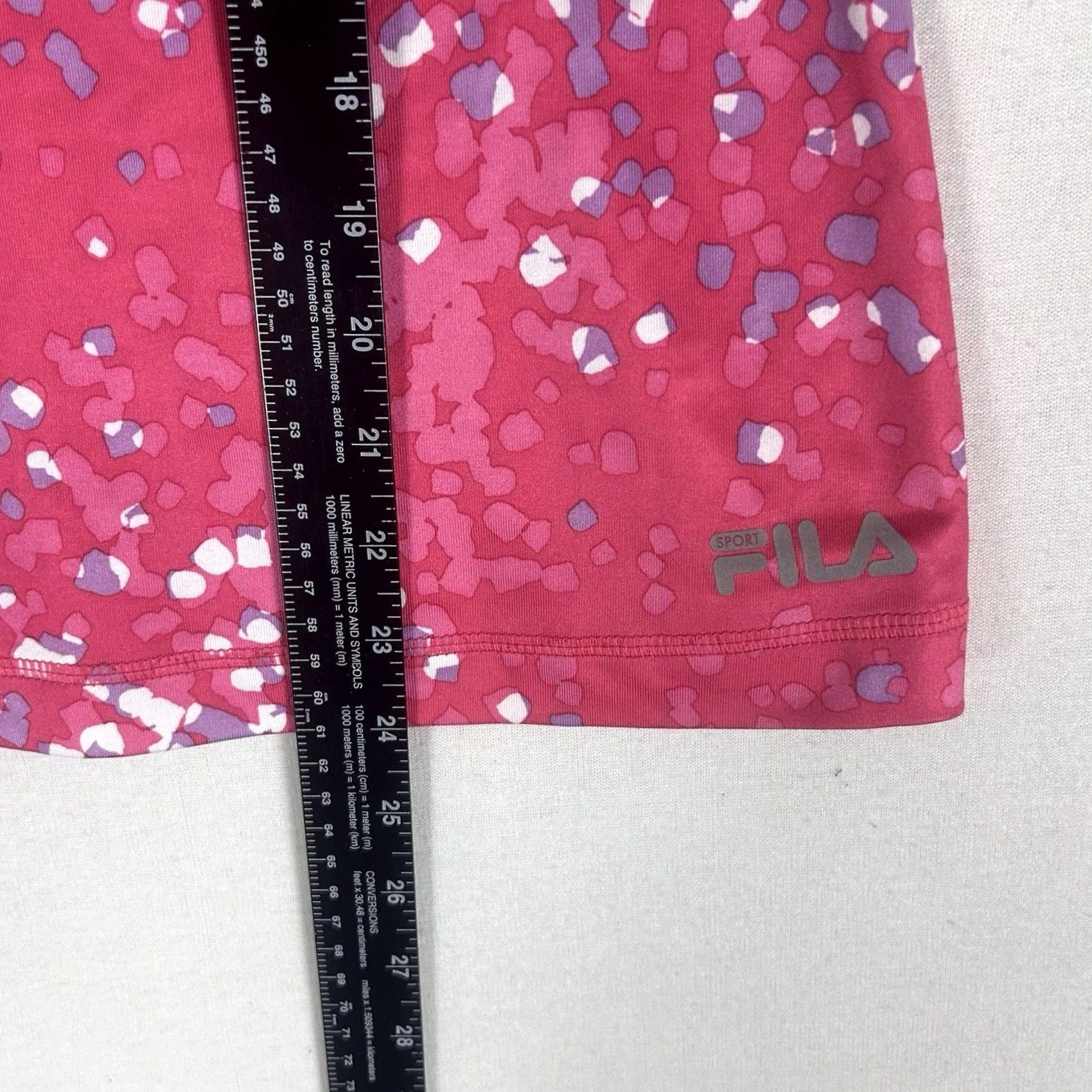 Fila Fila Sport Tank Top Women's Large Activewear Racerback V-Neck Pullover Slim Fit Athletic Shirt Sports Pink Size L / US 10 / IT 46 - 7 Thumbnail