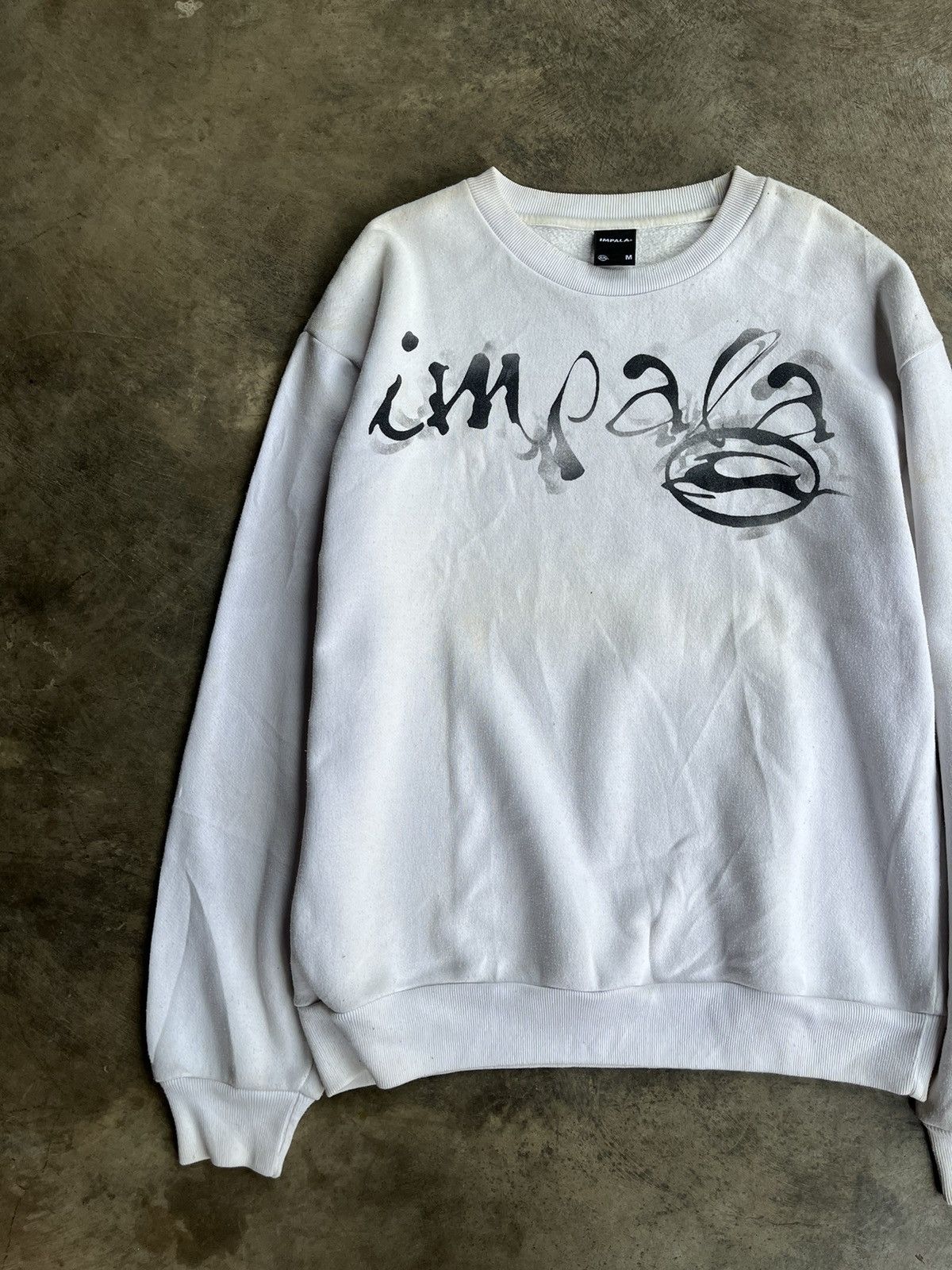 If Six Was Nine × Japanese Brand × Le Grande Bleu (L.G.B.) 2000s JAPANESE IMPALA POEM SWEATSHIRT Y2K GOTHIC PUNK STYLE Size US M / EU 48-50 / 2 - 3 Thumbnail
