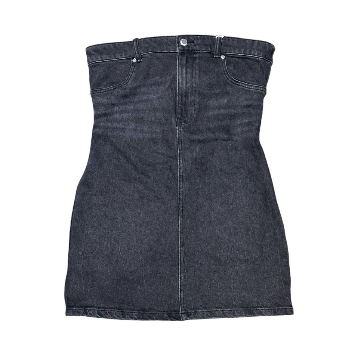 Alexander Wang × T by Alexander Wang Denim bodycon minidress Size S / US 4 / IT 40 - 5 Thumbnail