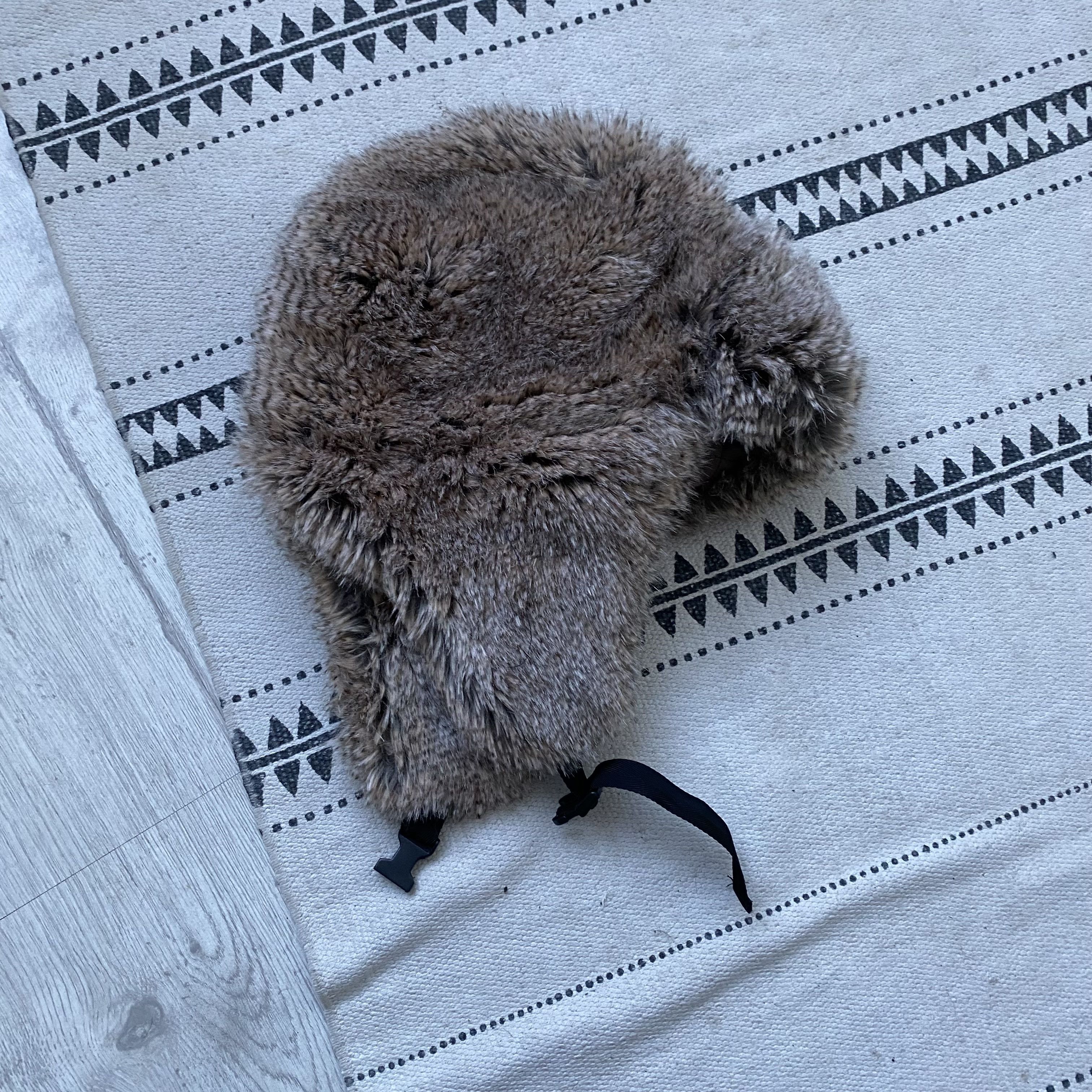 Hysteric Glamour Vintage 2000s Ushanka Faux Fur Trapper Winter Hat Fuzzy Size ONE SIZE - 2 Thumbnail