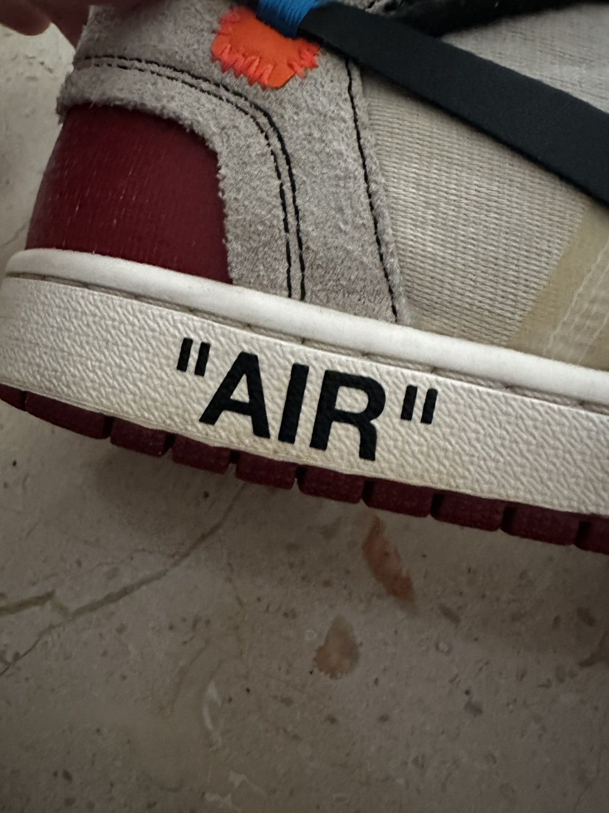 Jordan Brand × Off-White Jordan 1 Retro OG x Off White Chicago Size US 9.5 / EU 42-43 - 7 Thumbnail
