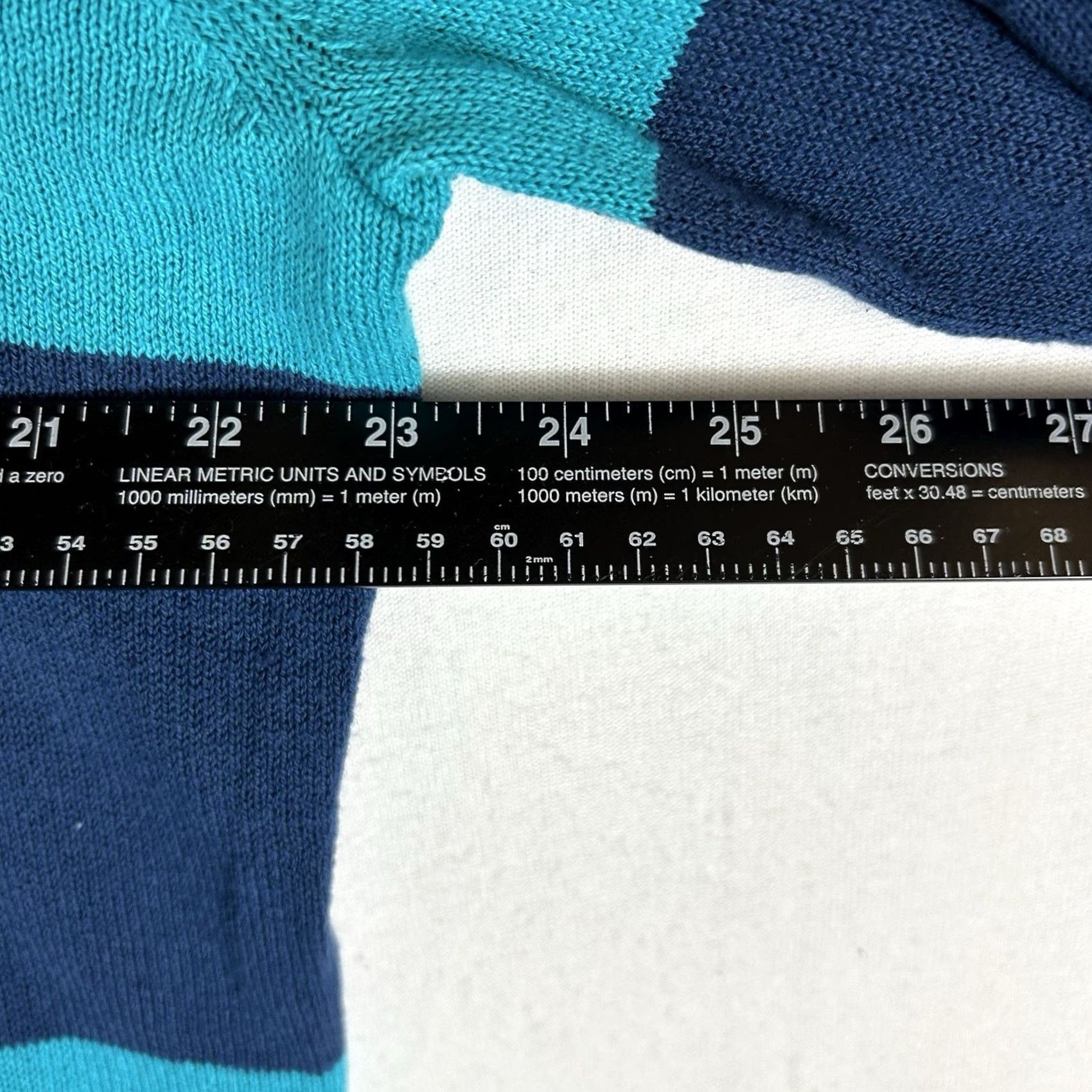 J.Crew J.Crew Lightweight Sweater Striped Blue Pullover Long Sleeve Small M Size US S / EU 44-46 / 1 - 7 Thumbnail