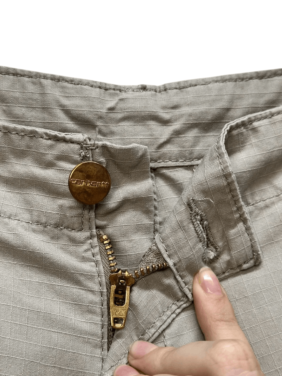 Carhartt Wip 👉 Vintage Carhartt Cargo Shorts Y2K Baggy Faded Bontage Size US 32 / EU 48 - 12 Thumbnail