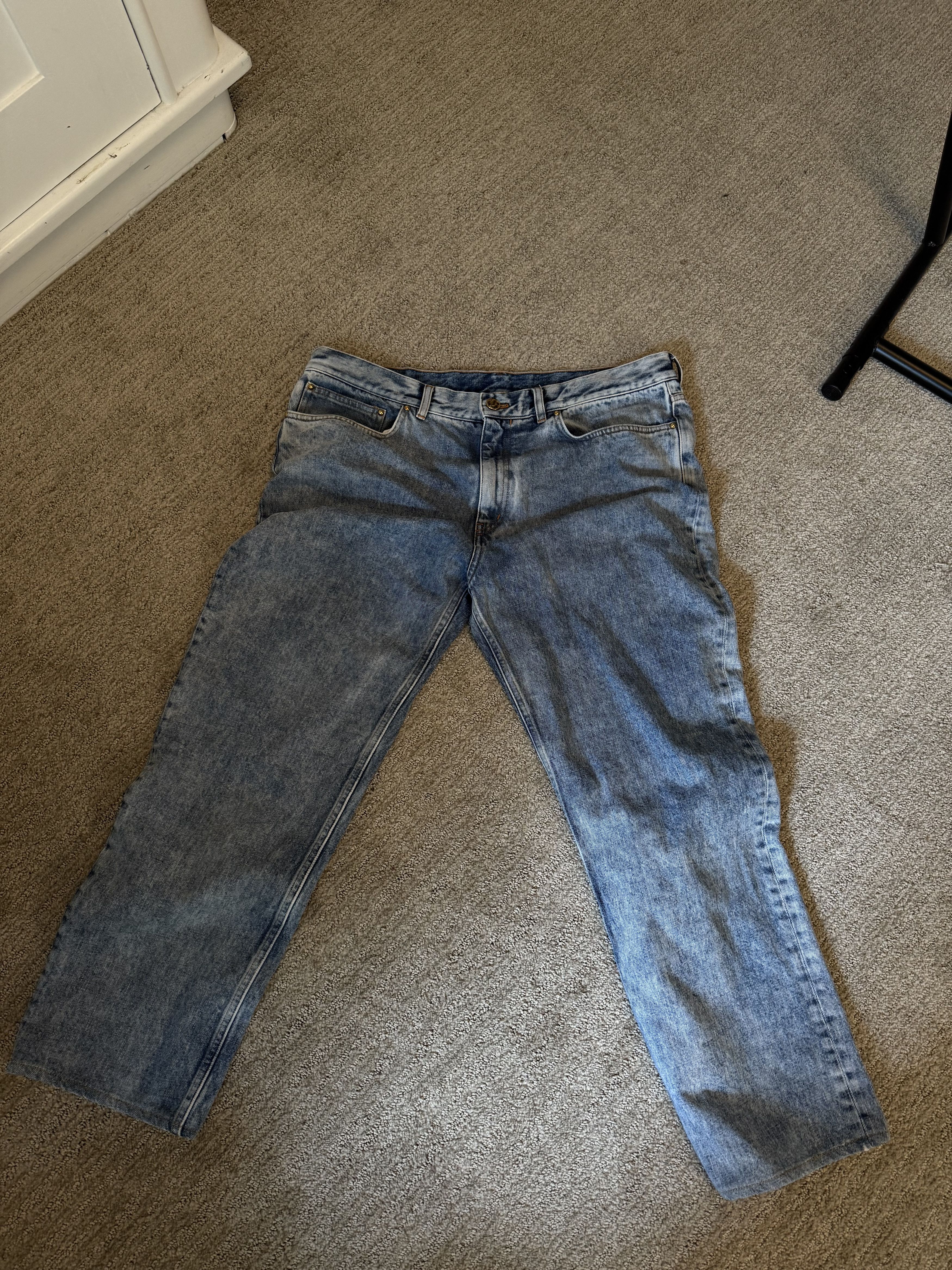 Louis Vuitton Washed Regular Jeans - Indigo Size US 38 / EU 54 - 7 Thumbnail