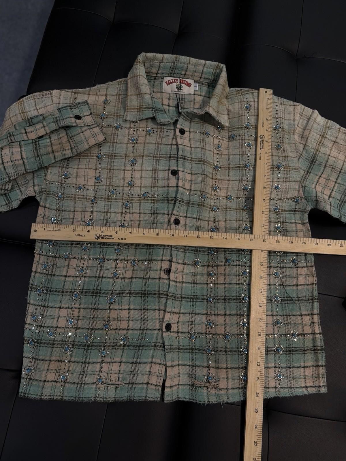 Vale Vale Forever Valley Dreams Crystal Stone Flannel Size (Small Size US S / EU 44-46 / 1 - 8 Thumbnail