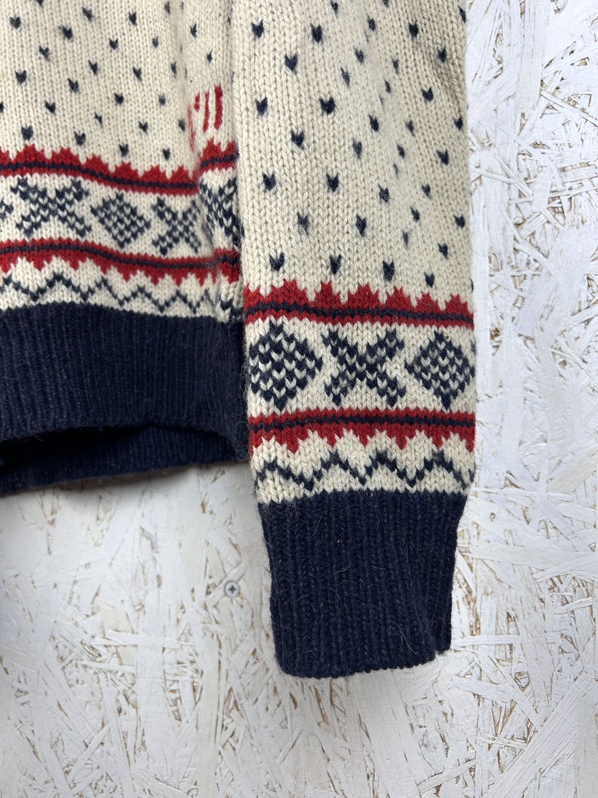 Polo Ralph Lauren Vintage Polo By Ralph Lauren Deer Ornament Wool Sweater Size US S / EU 44-46 / 1 - 5 Thumbnail