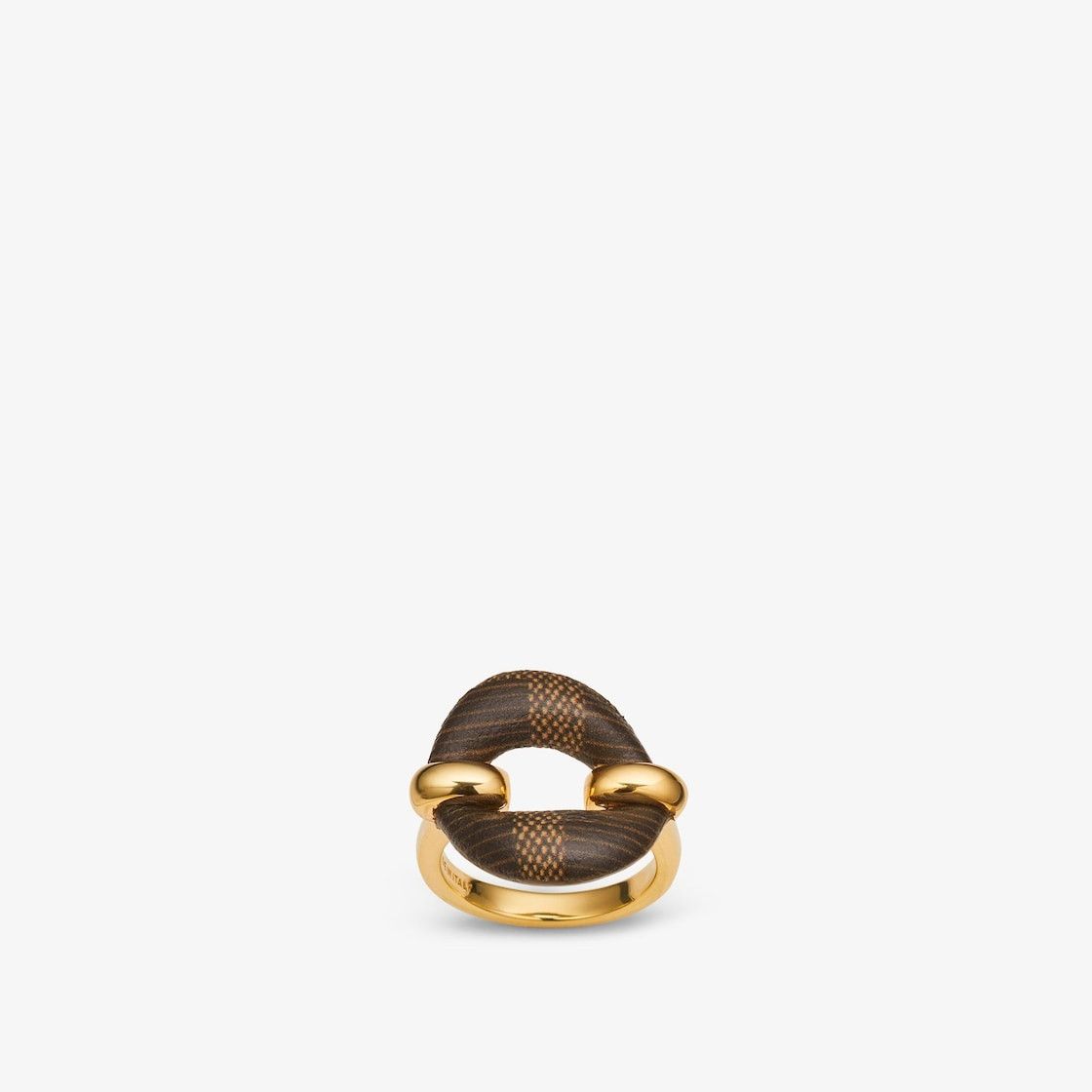 Fendi o1s1wg110226 Size : OS / Filo Ring in Gold/Brown Size ONE SIZE - 1 Thumbnail