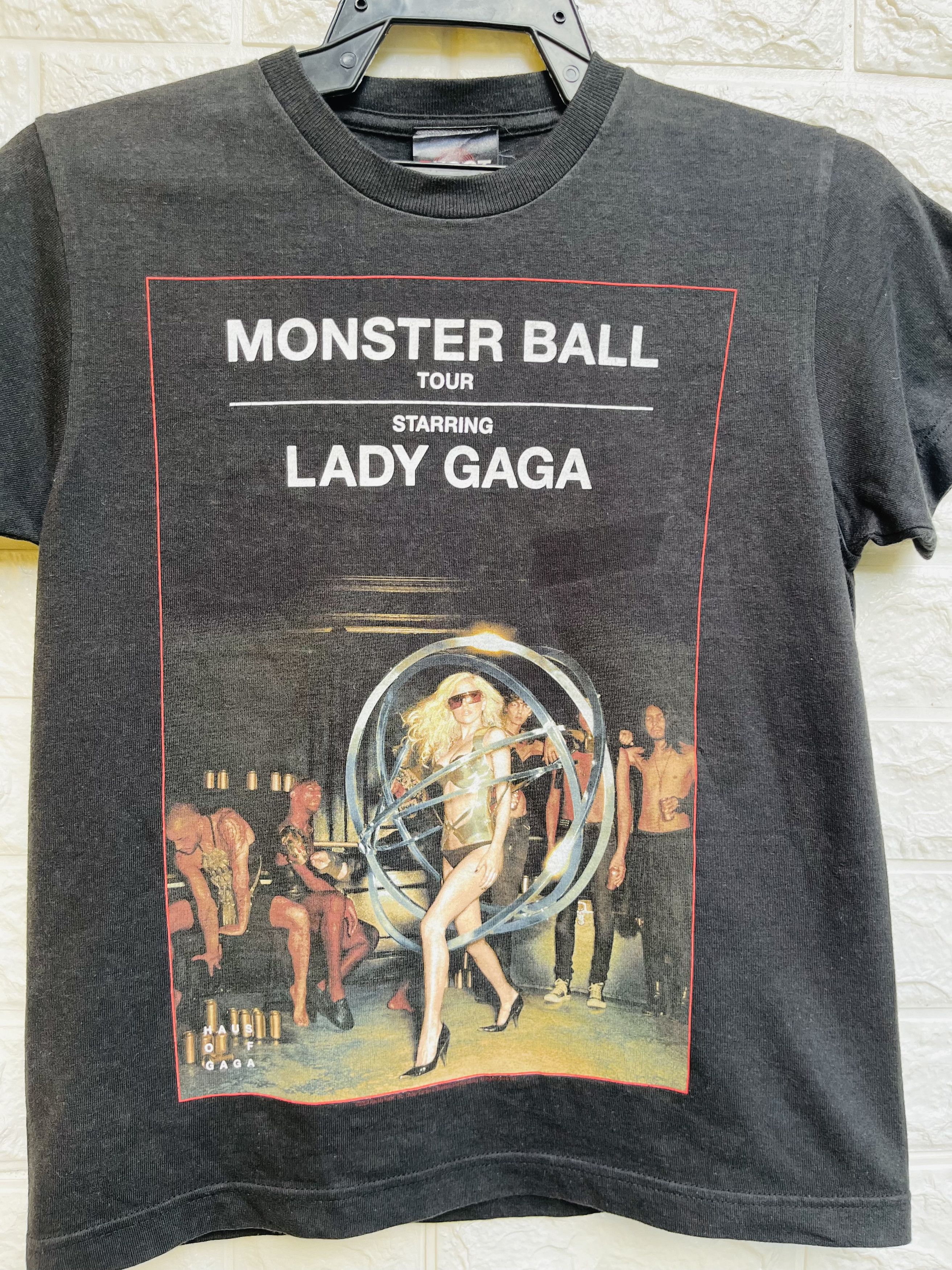 Band Tees Vintage Lady Gaga Monster Ball Tour Designed Fashion Style Size US XS / EU 42 / 0 - 3 Thumbnail