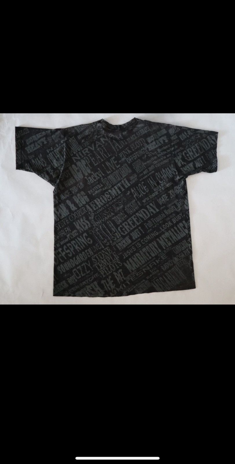 Fruit Of The Loom Vintage 90s Rock AOP Tee Metallica Nirvana Pearl Jam XL Size US XL / EU 56 / 4 - 4 Thumbnail