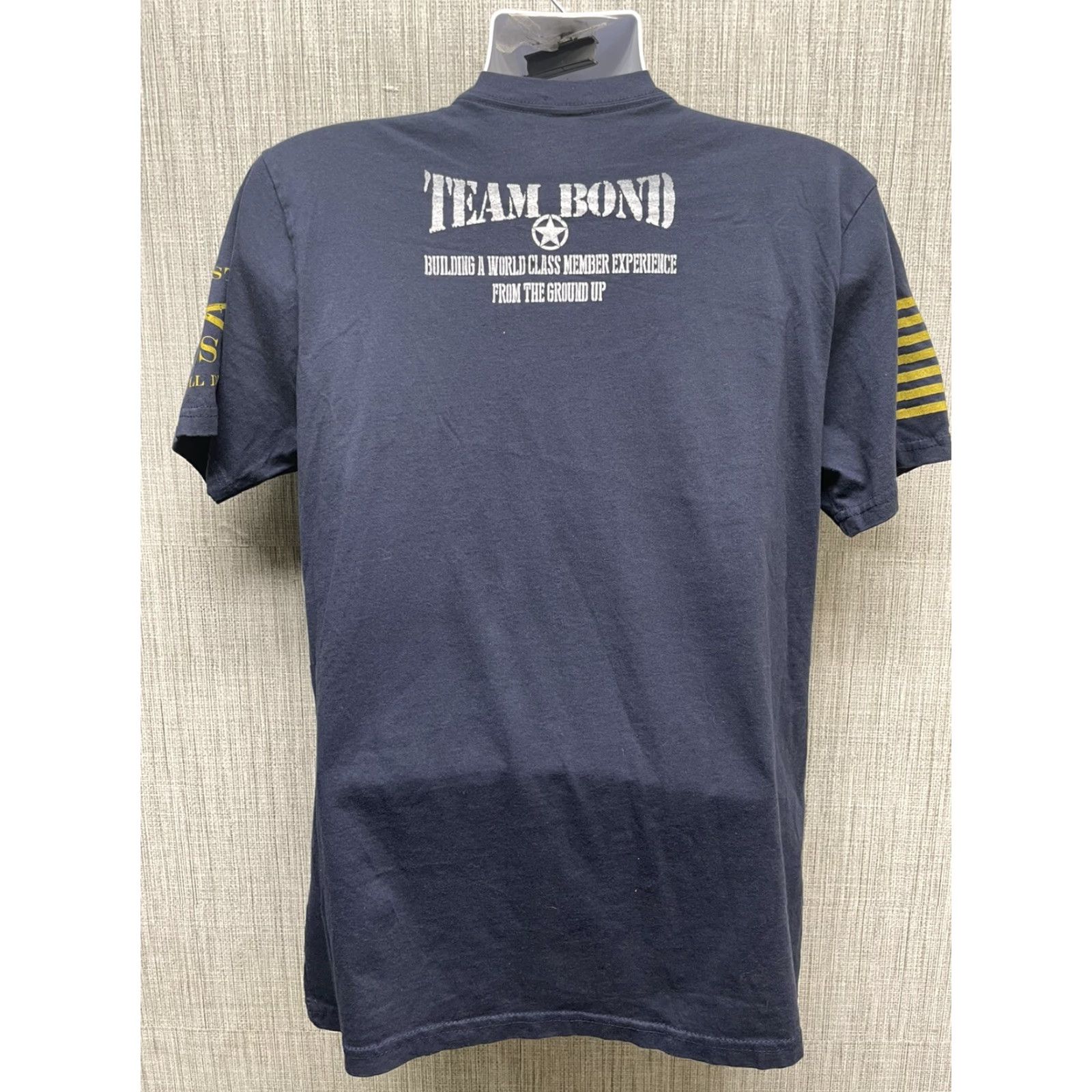 Vintage Grunt Style T-Shirt Dark Blue 100% Cotton Made In USA Graphic Mens L Black USA Size US L / EU 52-54 / 3 - 4 Thumbnail