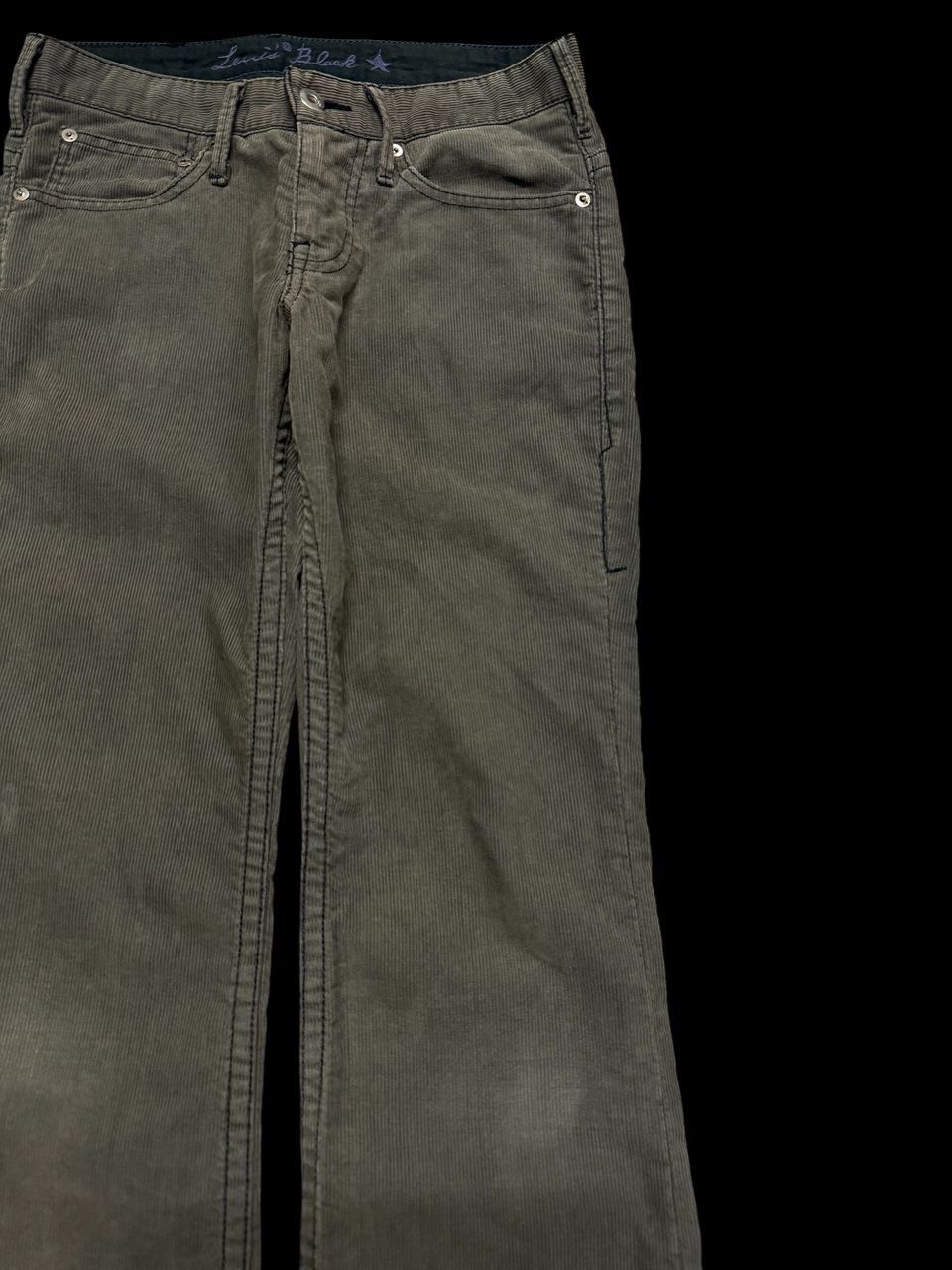 Levi's 💥Flare💥Vintage 90s Levi’s Black Star Bootcut Corduroy Size US 28 / EU 44 - 5 Thumbnail