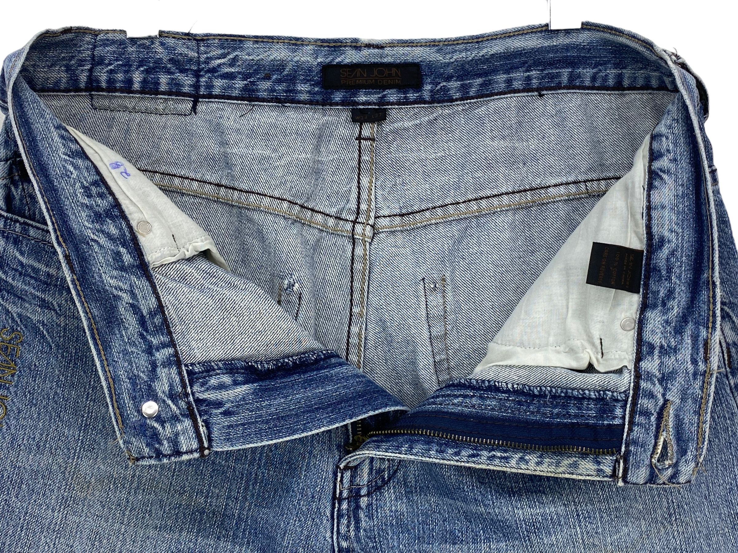 Sean John Sean John Jeans Hip Hop Skateboard Pants Baggy Jeans Size US 35 - 11 Thumbnail