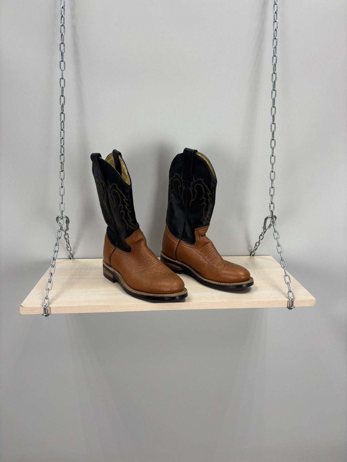 Other Womens western Billy Boots Size 37 Color Brown/Black Size US 7 / IT 37 - 1 Thumbnail