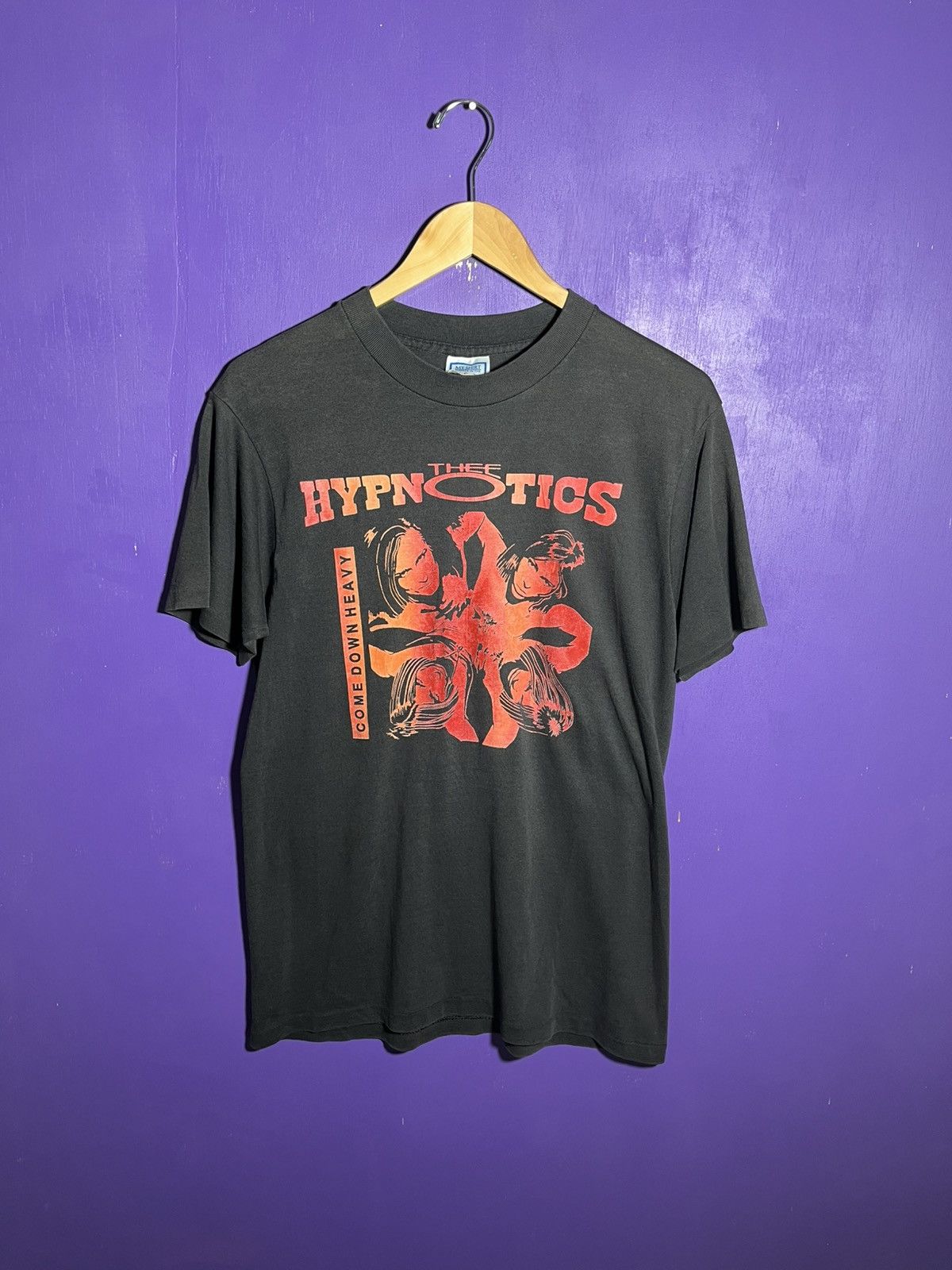 Band Tees × Vintage Vintage 90s Thee hypnotics band members tour tee Size US L / EU 52-54 / 3 - 1 Thumbnail