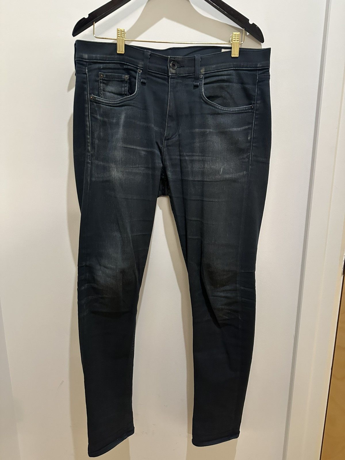 Rag & Bone Rag & Bone Fit 1 Navy Size US 32 / EU 48 - 1 Thumbnail