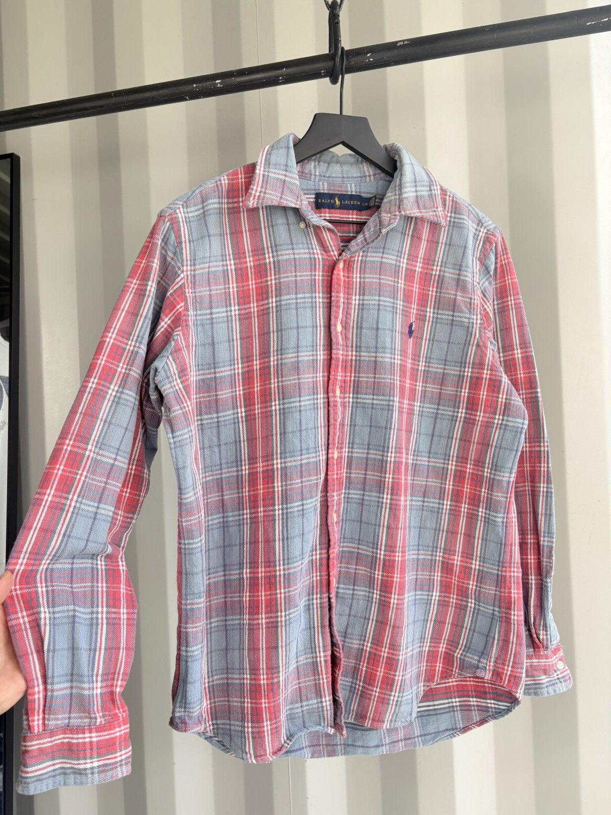 Polo Ralph Lauren Sun Faded Flannel Shirt Distressed Size US L / EU 52-54 / 3 - 1 Thumbnail