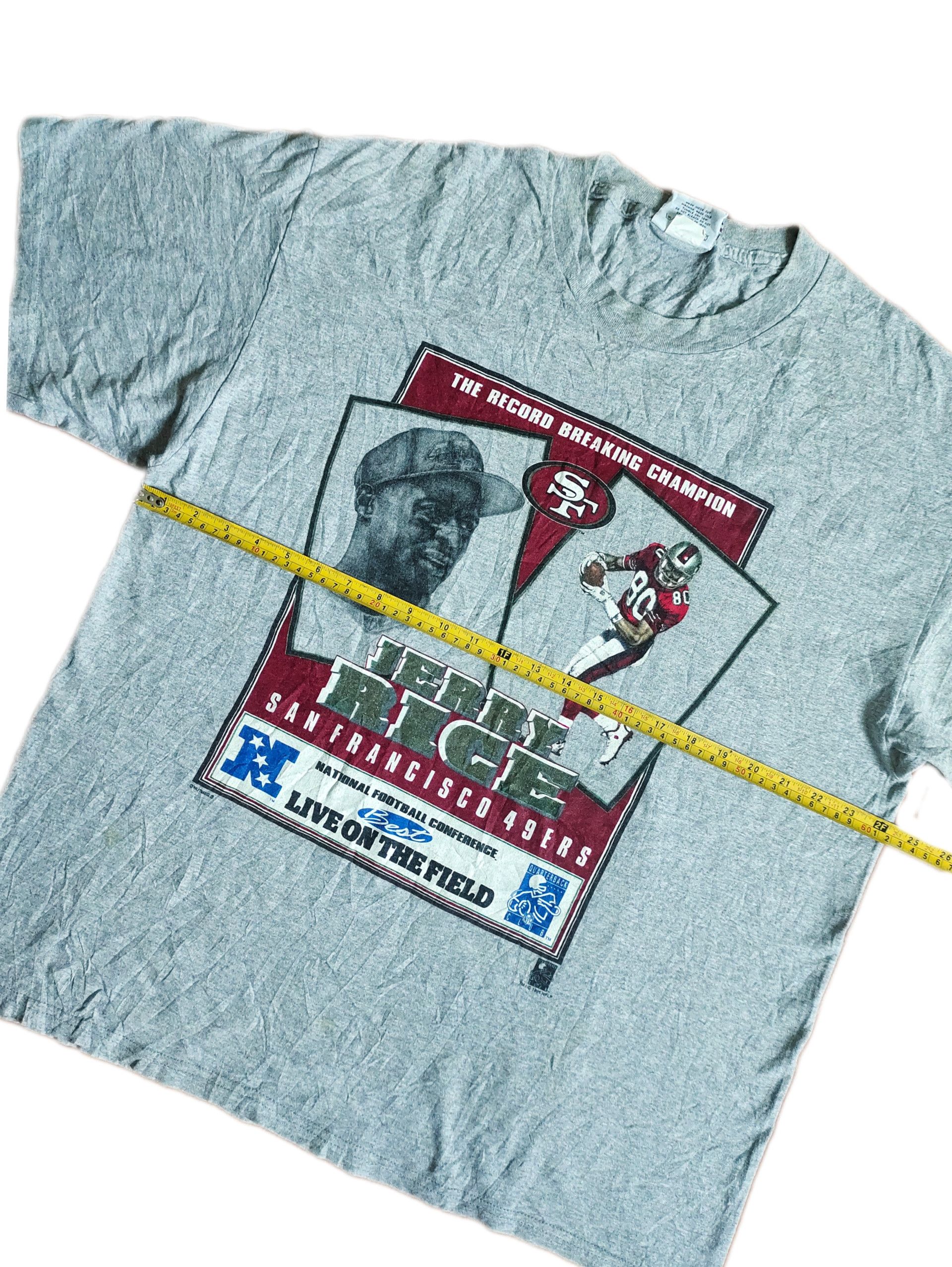 NFL × Nutmeg × Vintage Vintage Jerry Rice Player 90s T-shirt NFL Nutmeg Size US XL / EU 56 / 4 - 12 Thumbnail