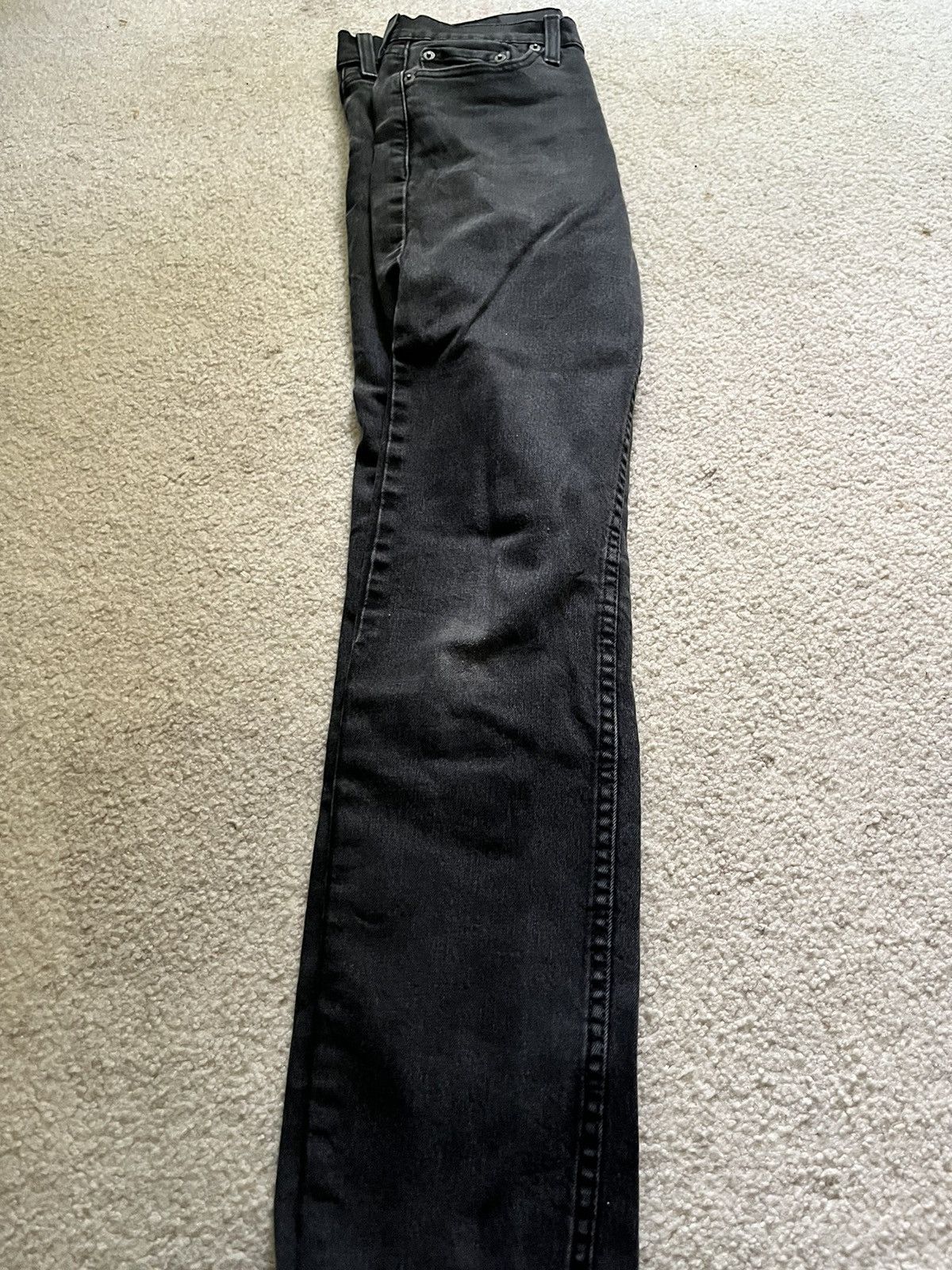 Levi's Vintage Clothing Levi’s black straight leg denim Size US 30 / EU 46 - 2 Thumbnail