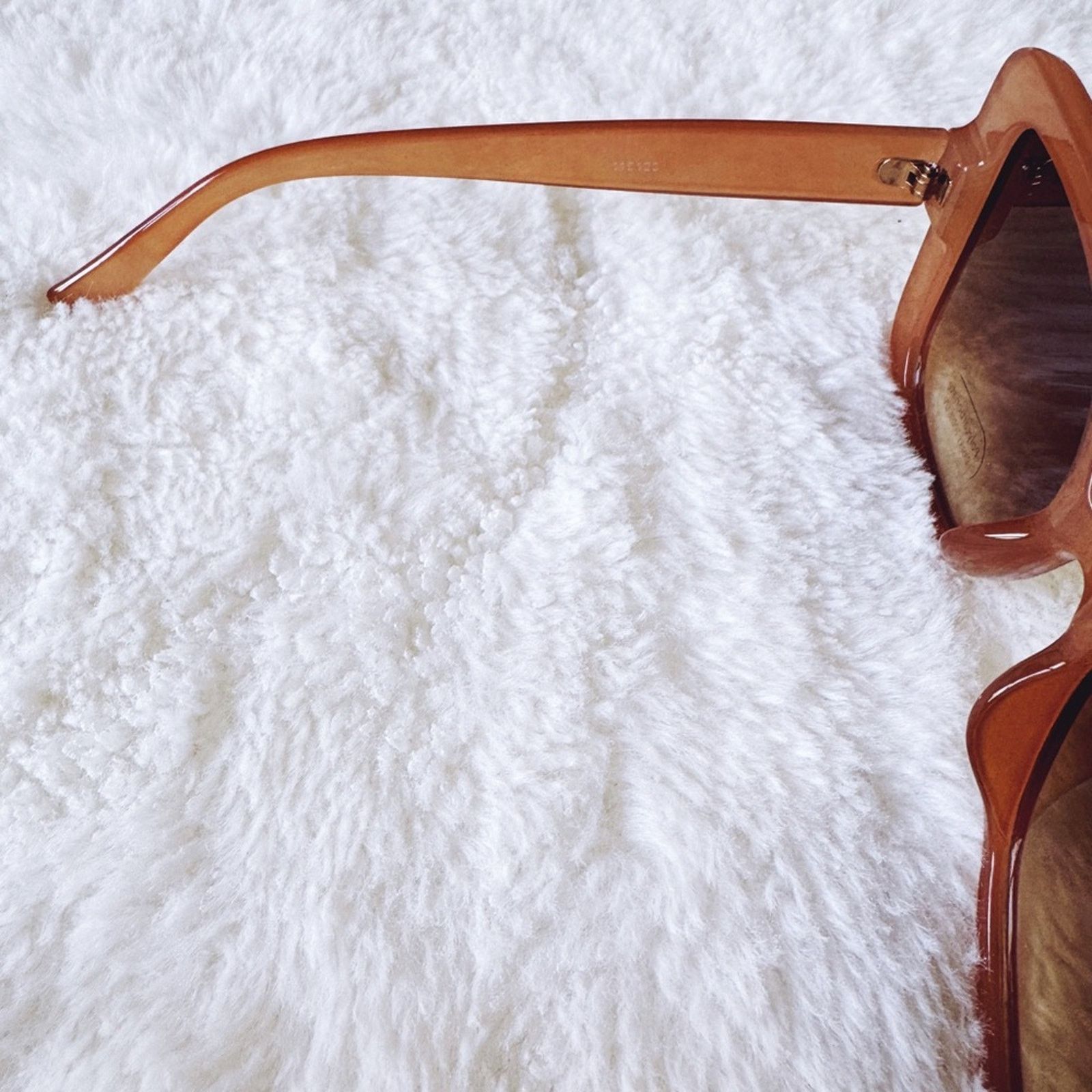 Other Eva Clear Gold Square-Framed Sunglasses Size ONE SIZE - 7 Thumbnail