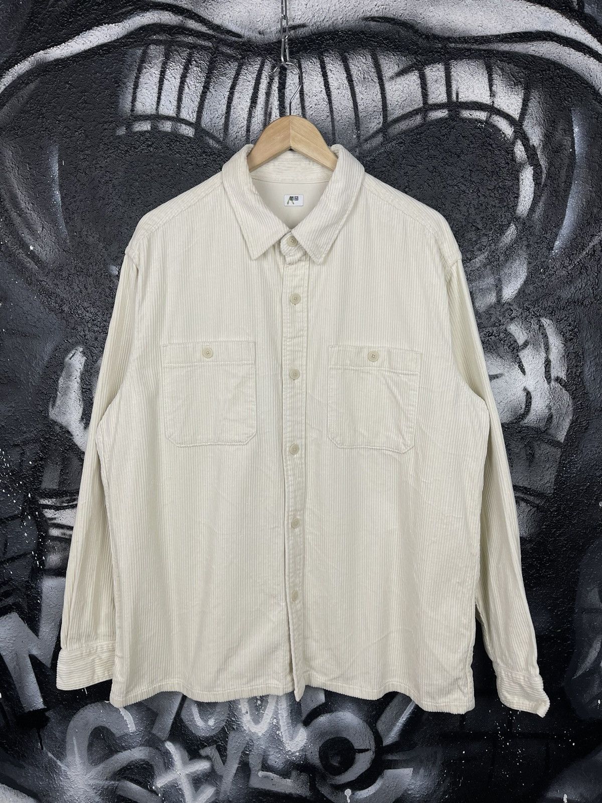 Japanese Brand × Uniqlo Uniqlo Corduroy Work Overshirt Mens Size L Size US L / EU 52-54 / 3 - 2 Thumbnail