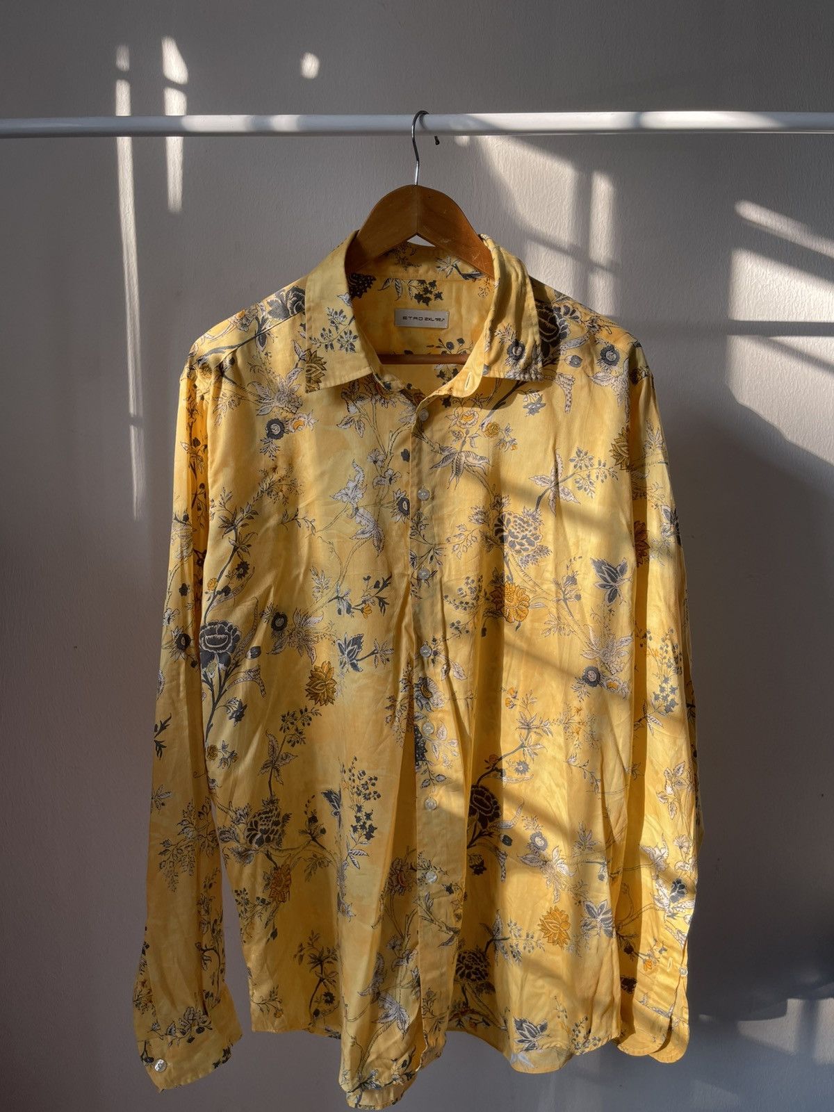 Etro Etro Flower Pattern Shirt Size US XL / EU 56 / 4 - 4 Thumbnail