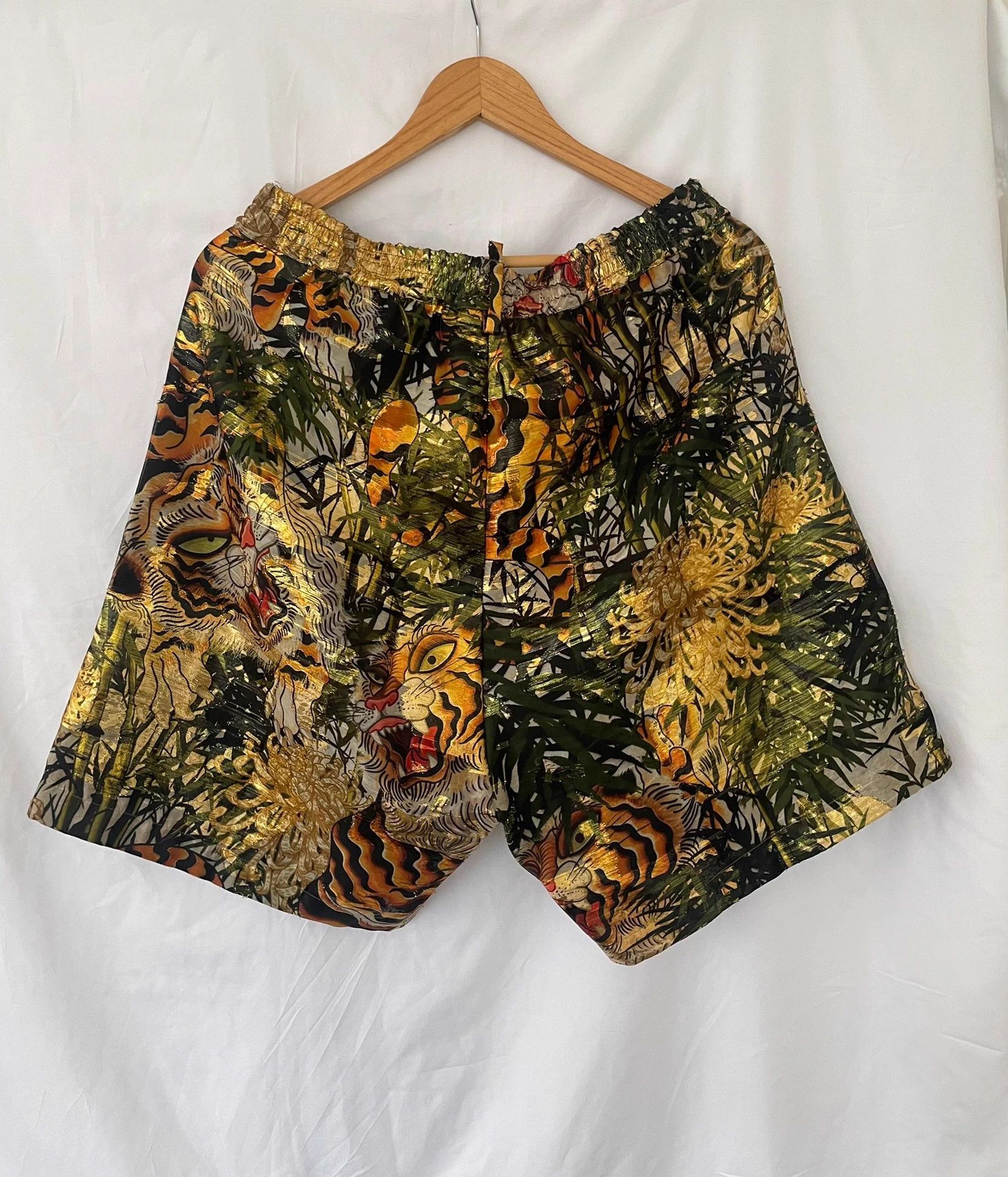 Dsquared2 Dsquared2 20ss Bamboo Tiger Shorts Size US 32 / EU 48 - 2 Thumbnail
