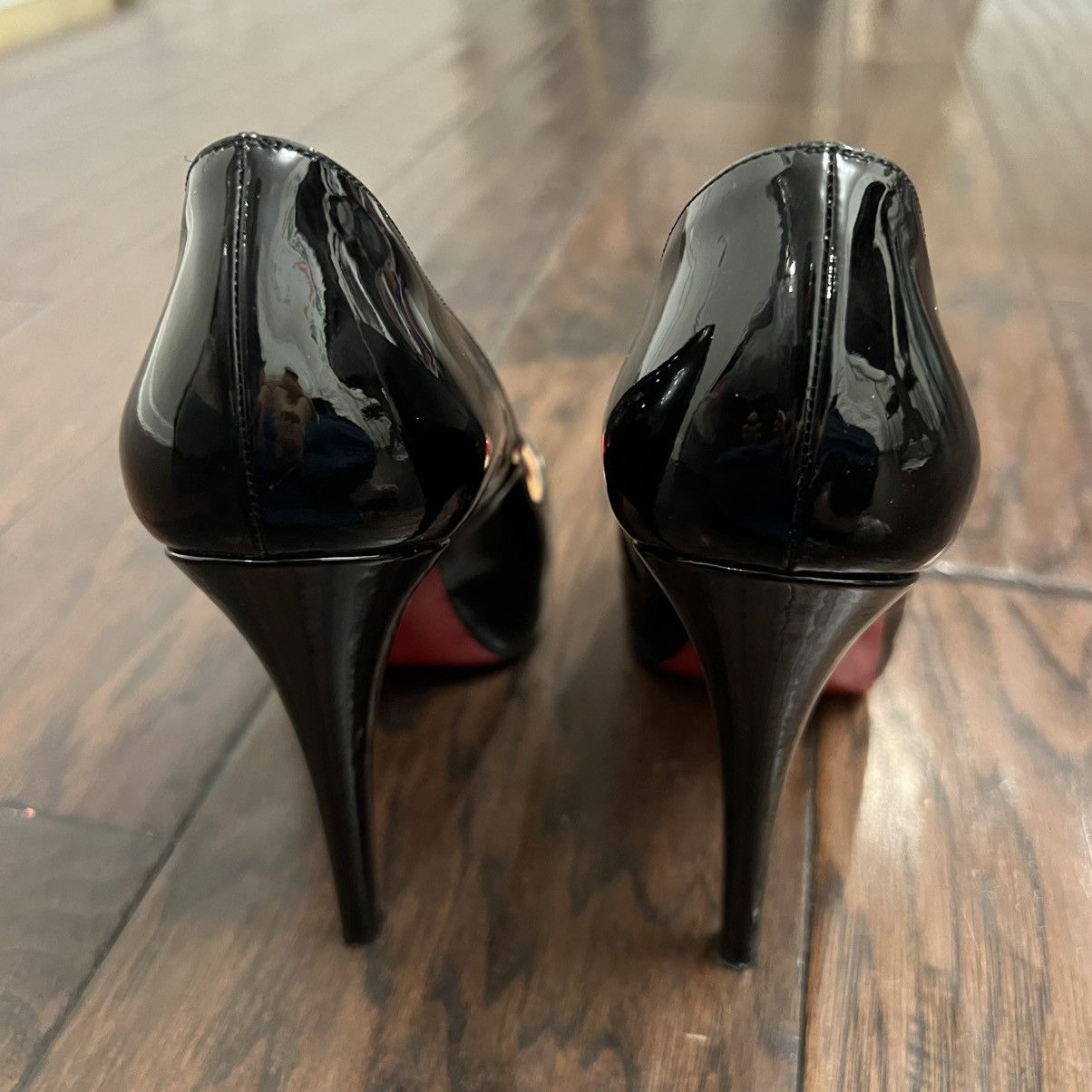 Christian Louboutin Authentic Christian Louboutin New Very Prive 120 Black Size US 7 / IT 37 - 4 Thumbnail