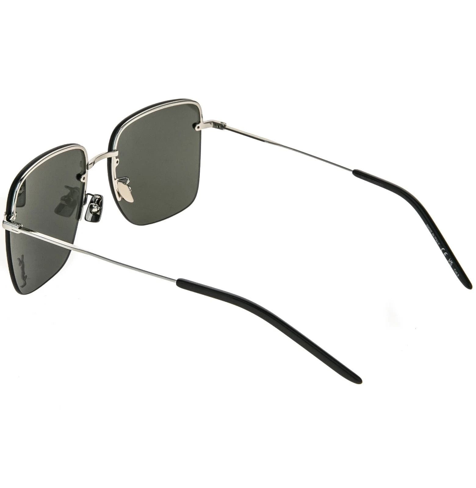Yves Saint Laurent SAINT LAURENT YSL SL312M 010 Silver Sunglasses 312 Size ONE SIZE - 8 Thumbnail