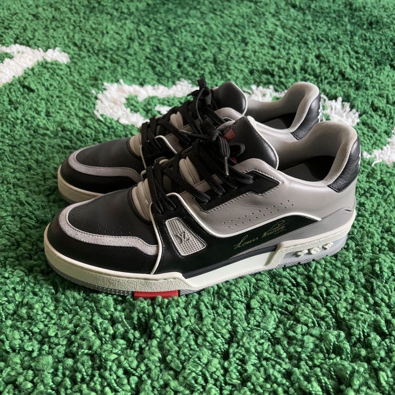 Louis Vuitton Louis Vuitton Black and Gray Trainer Sneakers 0079 Size US 7.5 / EU 40-41 - 1 Thumbnail