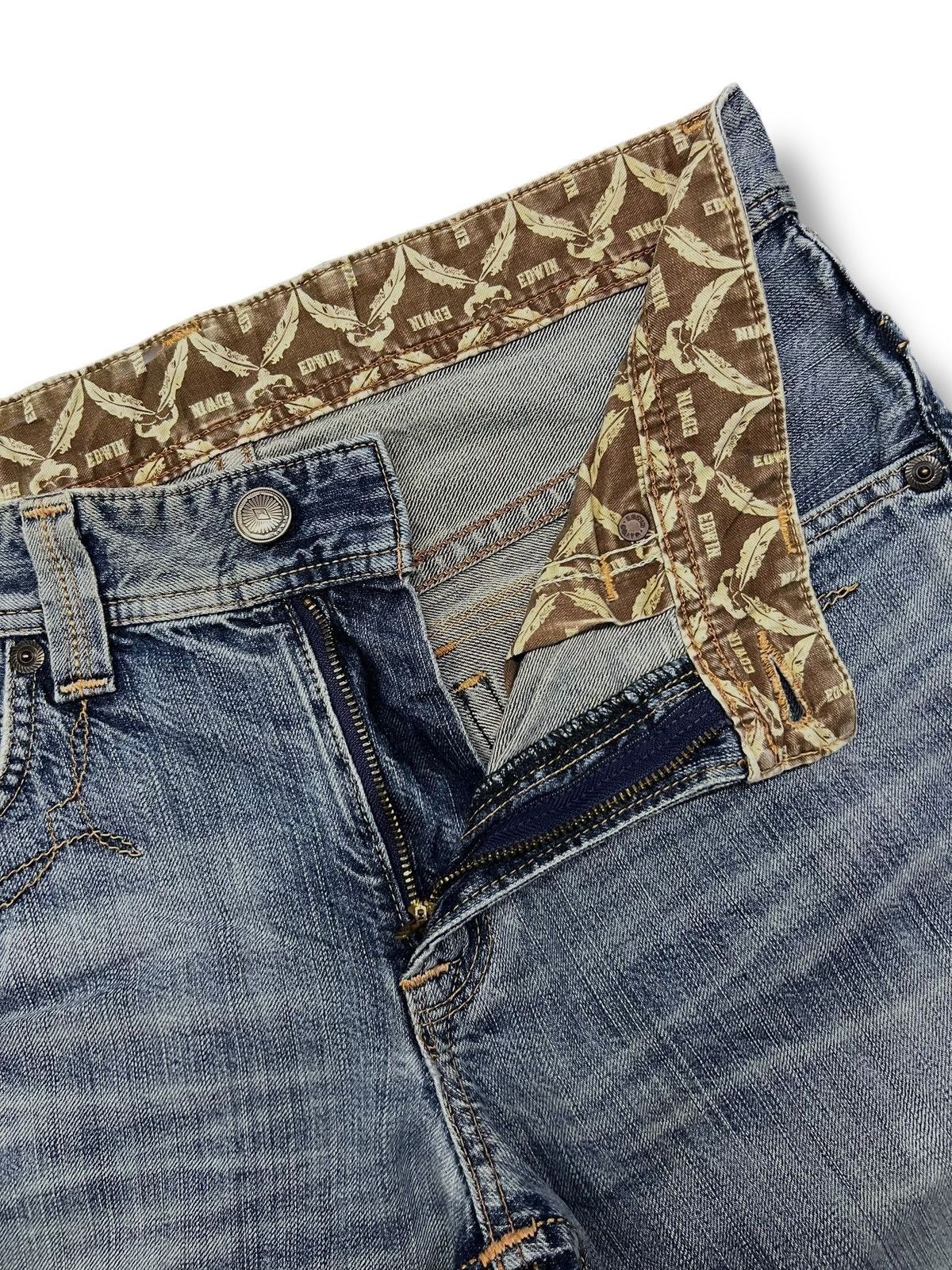 Edwin Bootcut Vintage Edwin 431 Japan - Faded, Distressed Jeans Size US 34 / EU 50 - 10 Thumbnail