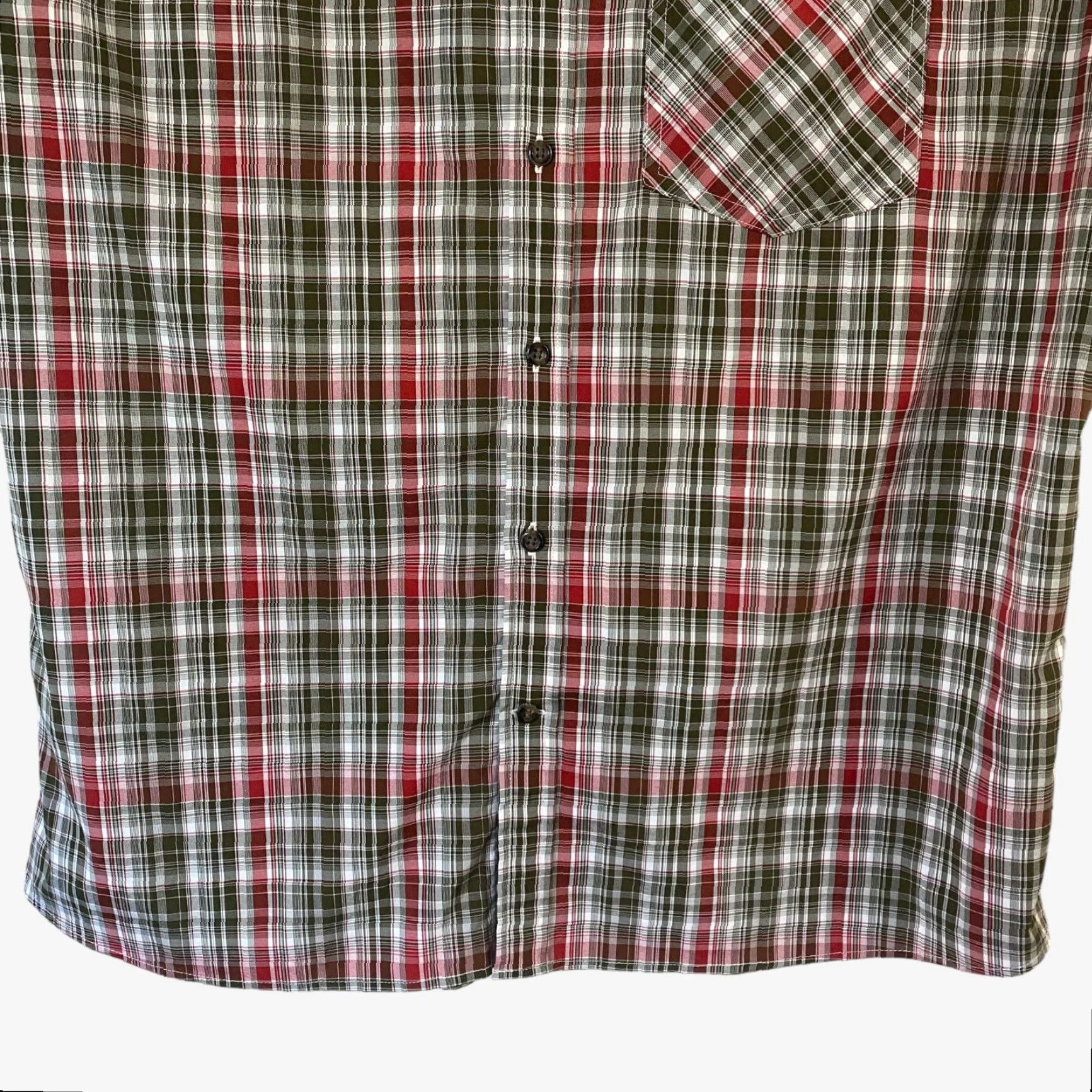 Eddie Bauer VINTAGE Eddie Bauer Travex Button Up Shirt Mens XL Red Plaid Short Sleeve Stretch Size US XL / EU 56 / 4 - 7 Thumbnail