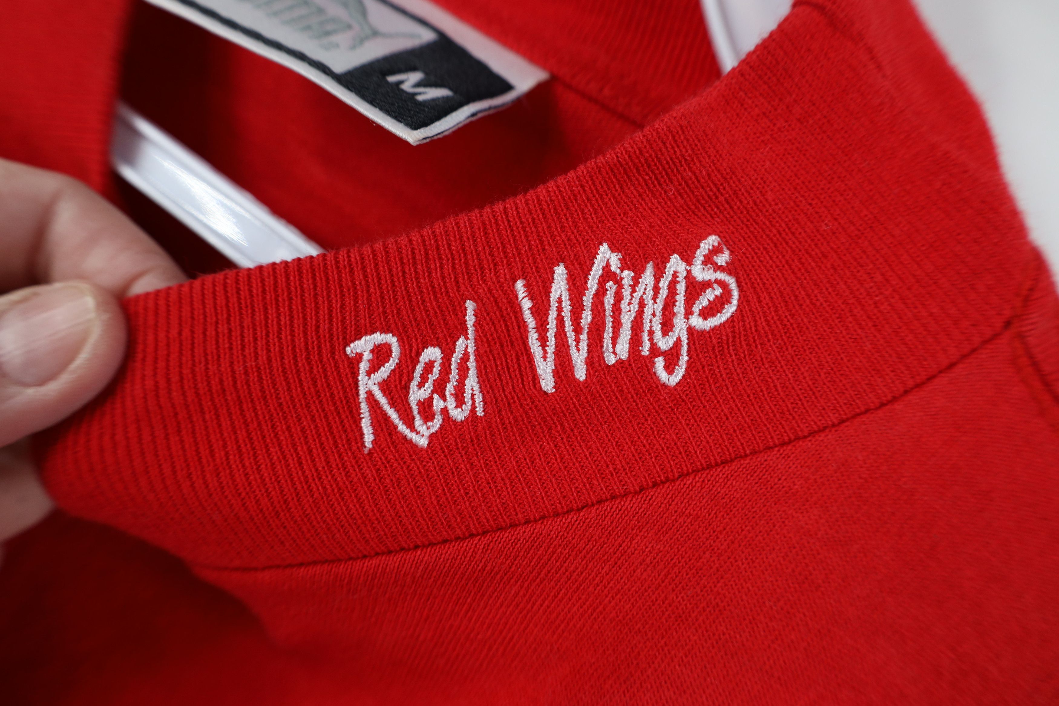 Puma Vintage 90s Puma Red Wings Mock Neck Long Sleeve T-Shirt Size US M / EU 48-50 / 2 - 4 Thumbnail
