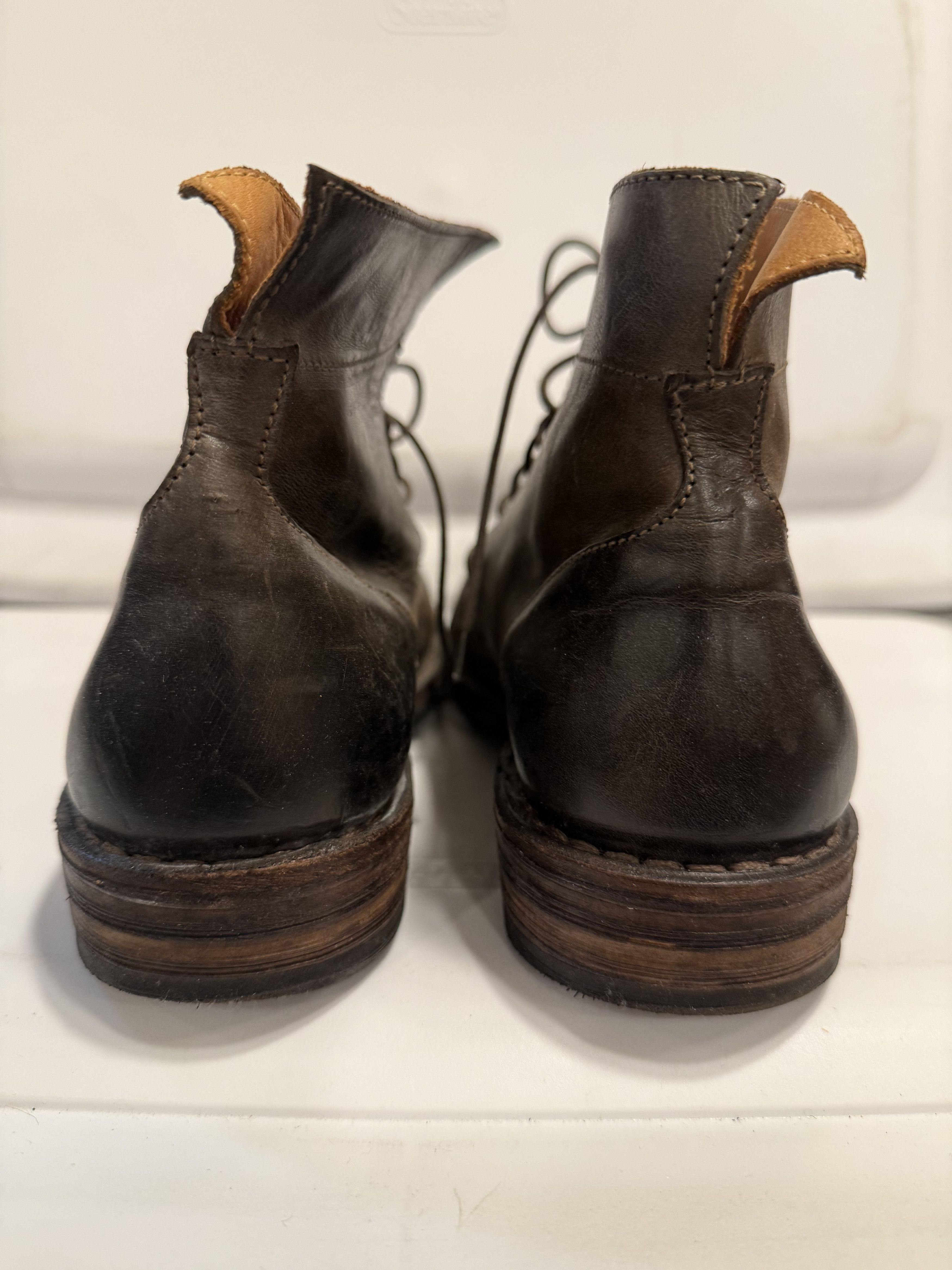 Fiorentini + Baker Fiorentini + Baker Brown Leather Ankle Boots Size US 9.5 / EU 42-43 - 5 Thumbnail