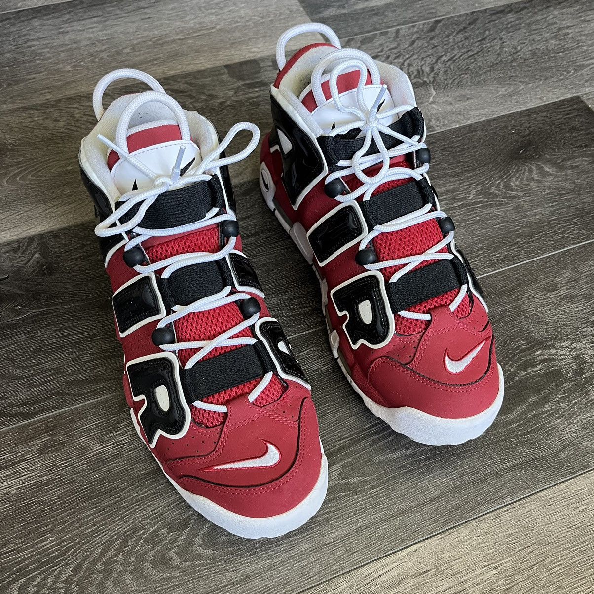 Nike Nike Air More Uptempo Bulls Retro Varsity Red Hoops Pack 10 Size US 10 / EU 43 - 3 Thumbnail