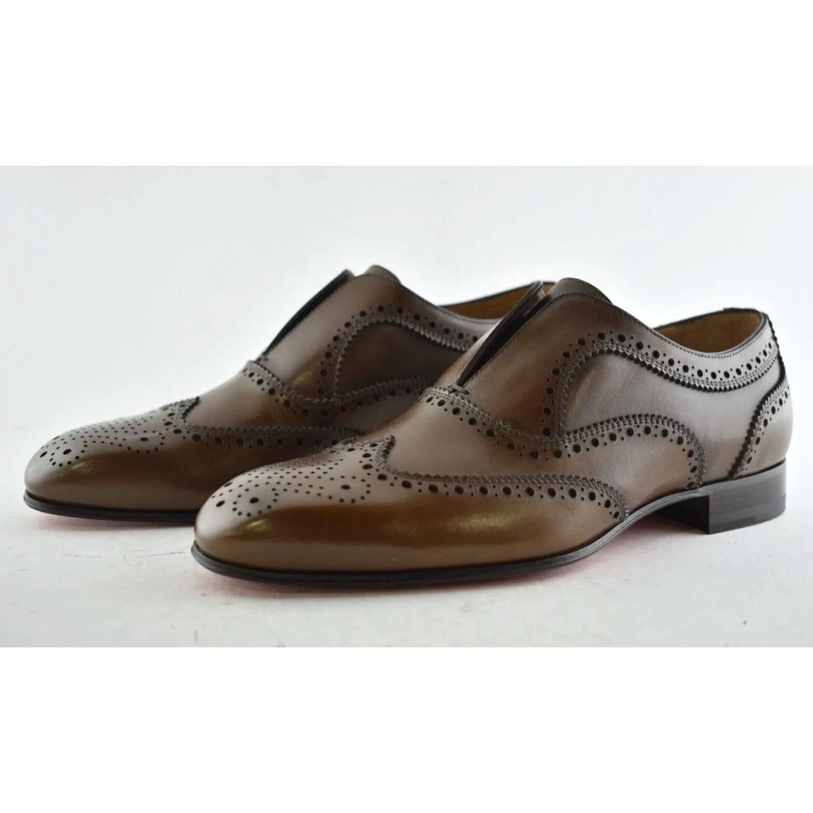 Christian Louboutin Christian Louboutin Havane Brown Leather Dress Loafer 40 7 Size US 7 / EU 40 - 9 Thumbnail