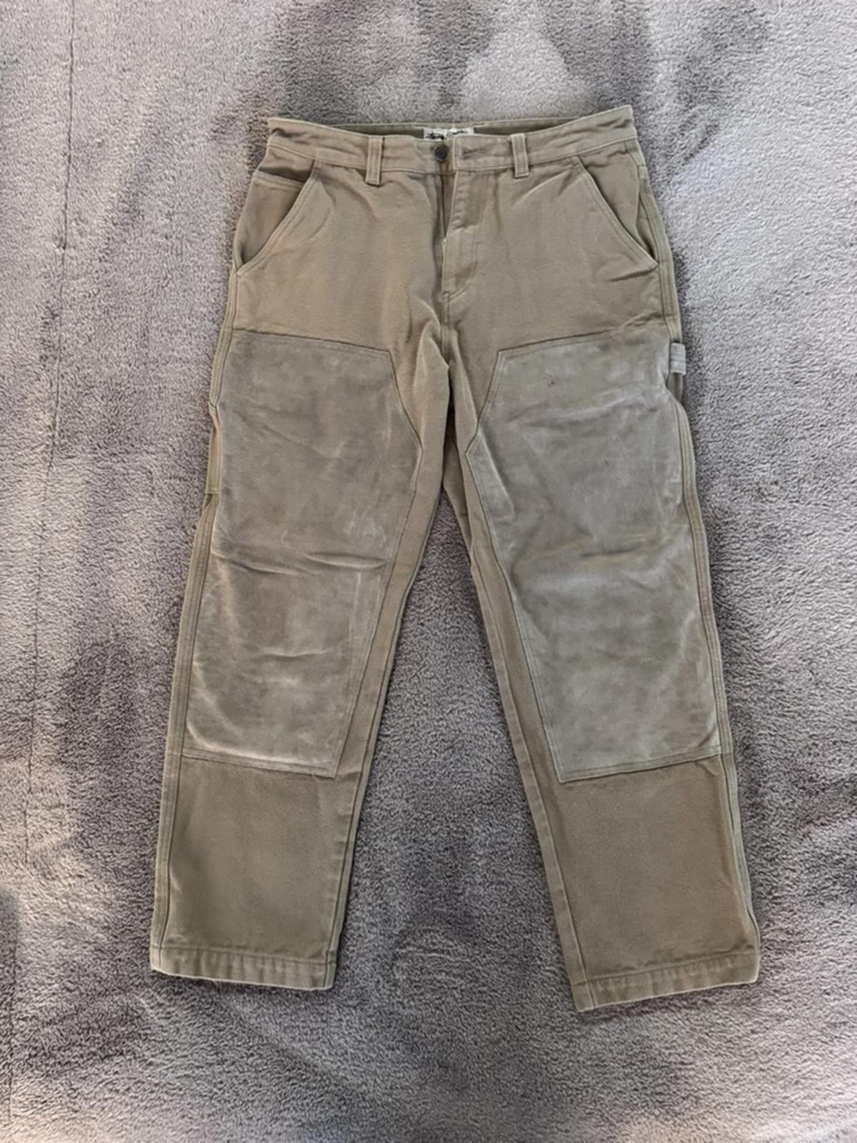 Stussy Stussy Quality Workgear Beige Work Pants Size 32 Size US 32 / EU 48 - 1 Thumbnail
