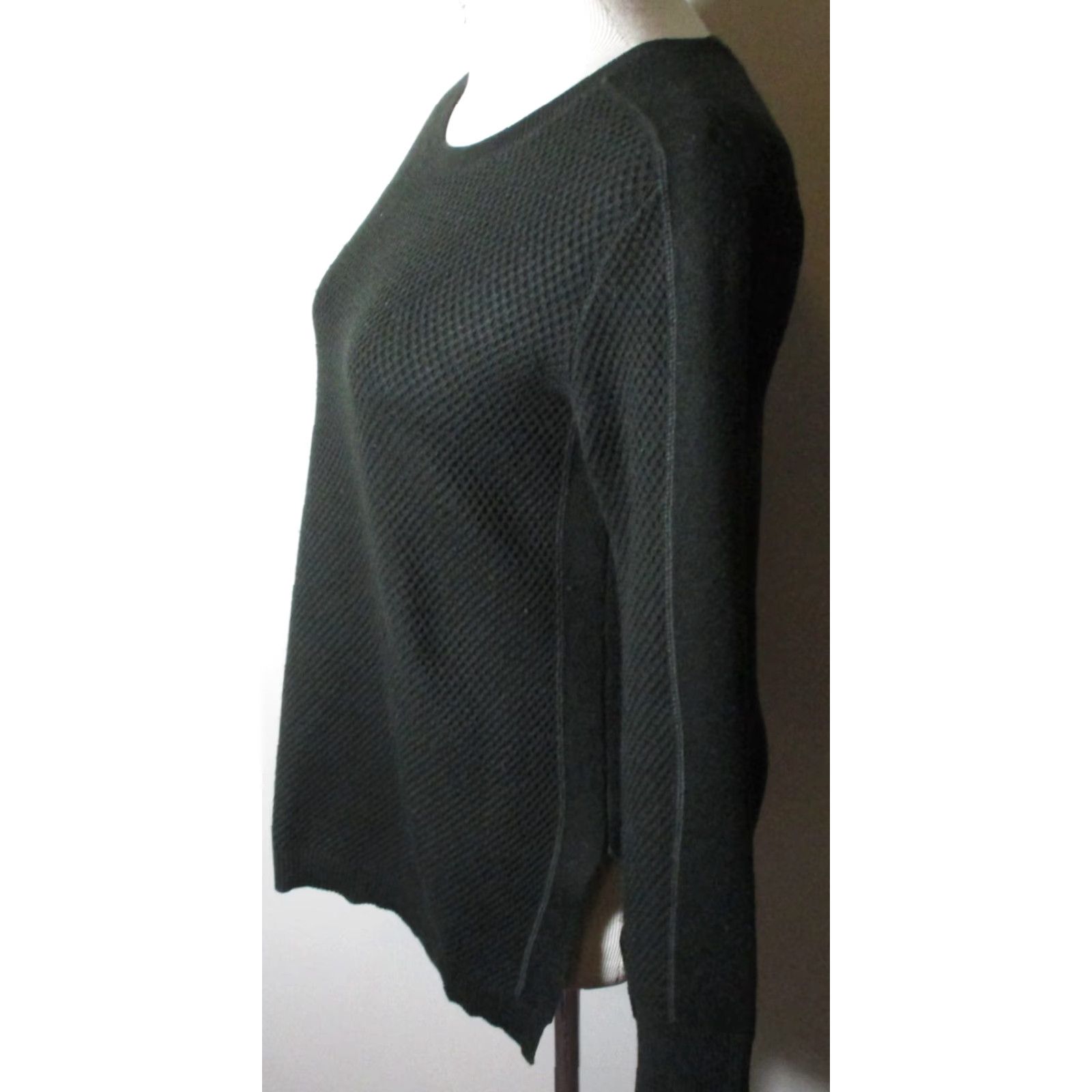 Athleta ATHLETA Sweater Green Merino Wool Stretch Long Sleeve XS Women Pullover Regular Knit Casual Size XS / US 0-2 / IT 36-38 - 4 Thumbnail