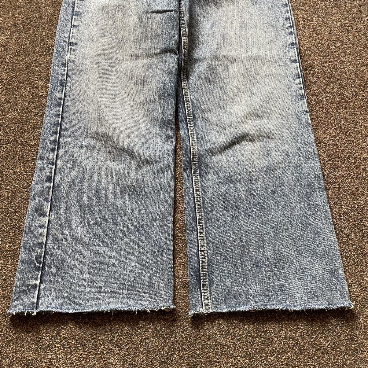 Vintage Vintage Y2K Faded Wide Leg Baggy Jeans Grunge Skate Logo 30 Size 30" / US 8 / IT 44 - 3 Thumbnail