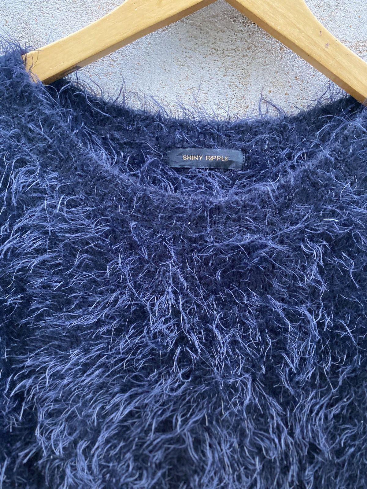 14th Addiction × KMRii × Nicole Club 2000s Shiny Ripple Fuzzy Fur Swater Size US M / EU 48-50 / 2 - 5 Thumbnail