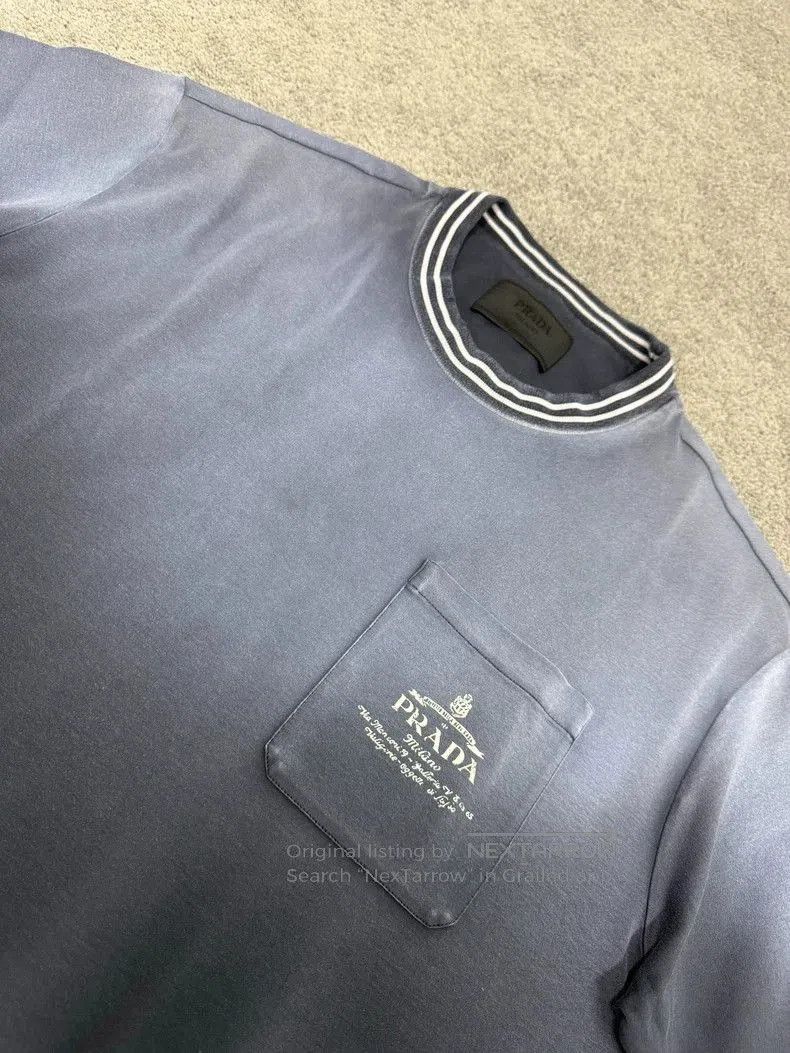 Prada Prada Gradient Logo Pocket Short Sleeve. Size US L / EU 52-54 / 3 - 2 Thumbnail