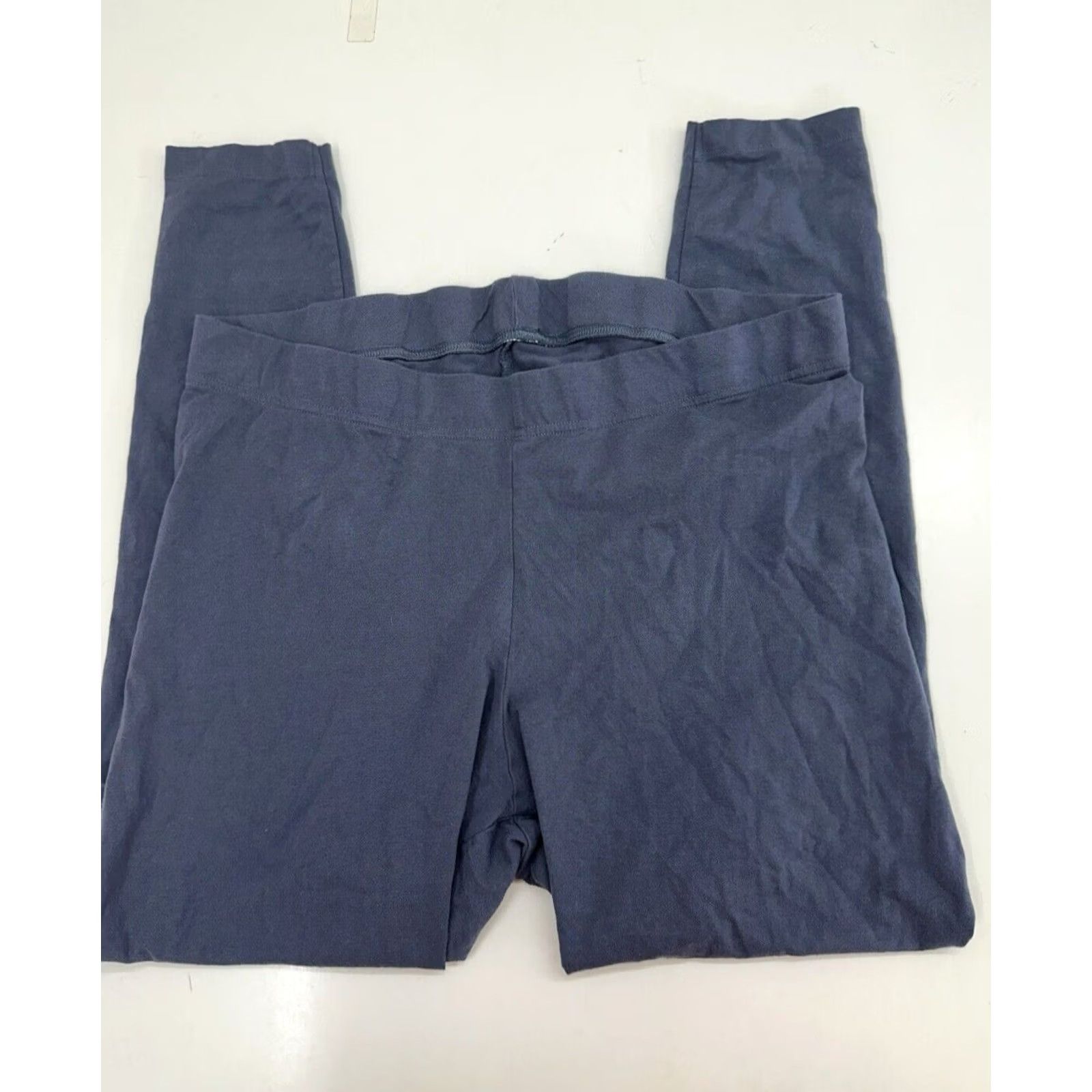 Vintage Unbranded Leggings Blue Pull On Size Unknown Womens Size 32" / US 10 / IT 46 - 2 Thumbnail