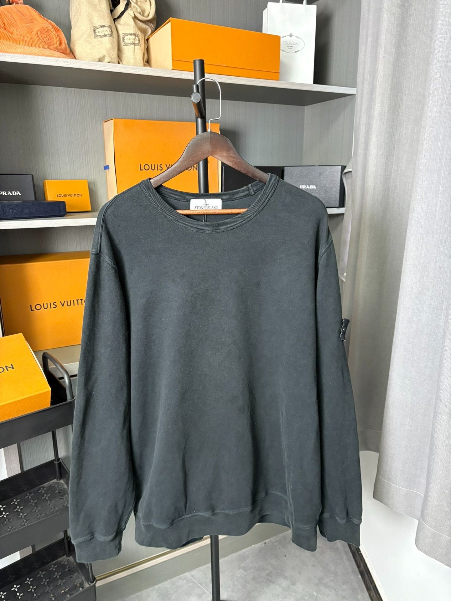 Stone Island Stone Island Black Hoodie XL Men Size US XL / EU 56 / 4 - 1 Thumbnail