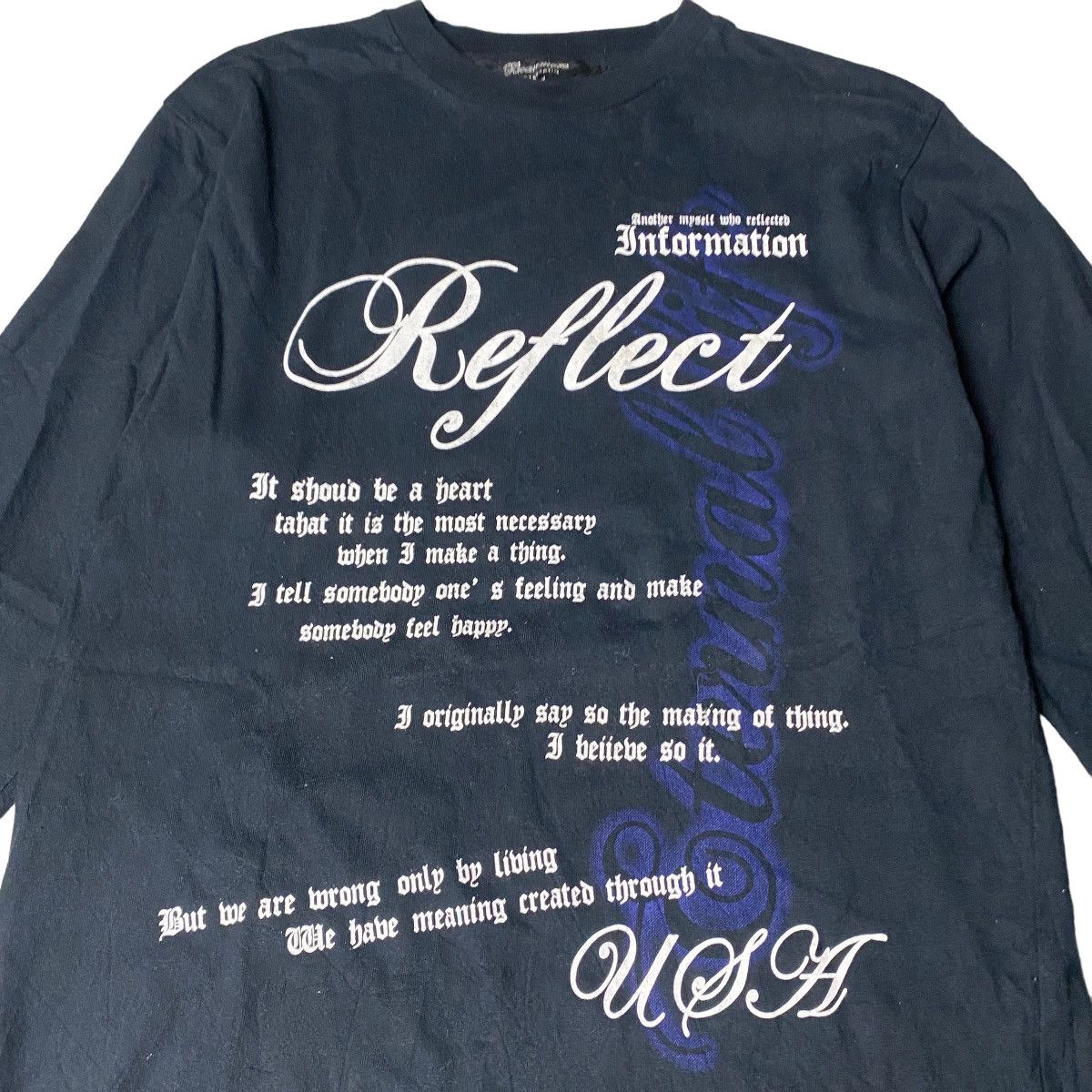 If Six Was Nine Beaumere Japanese Poem Longsleeve Size US S / EU 44-46 / 1 - 2 Thumbnail