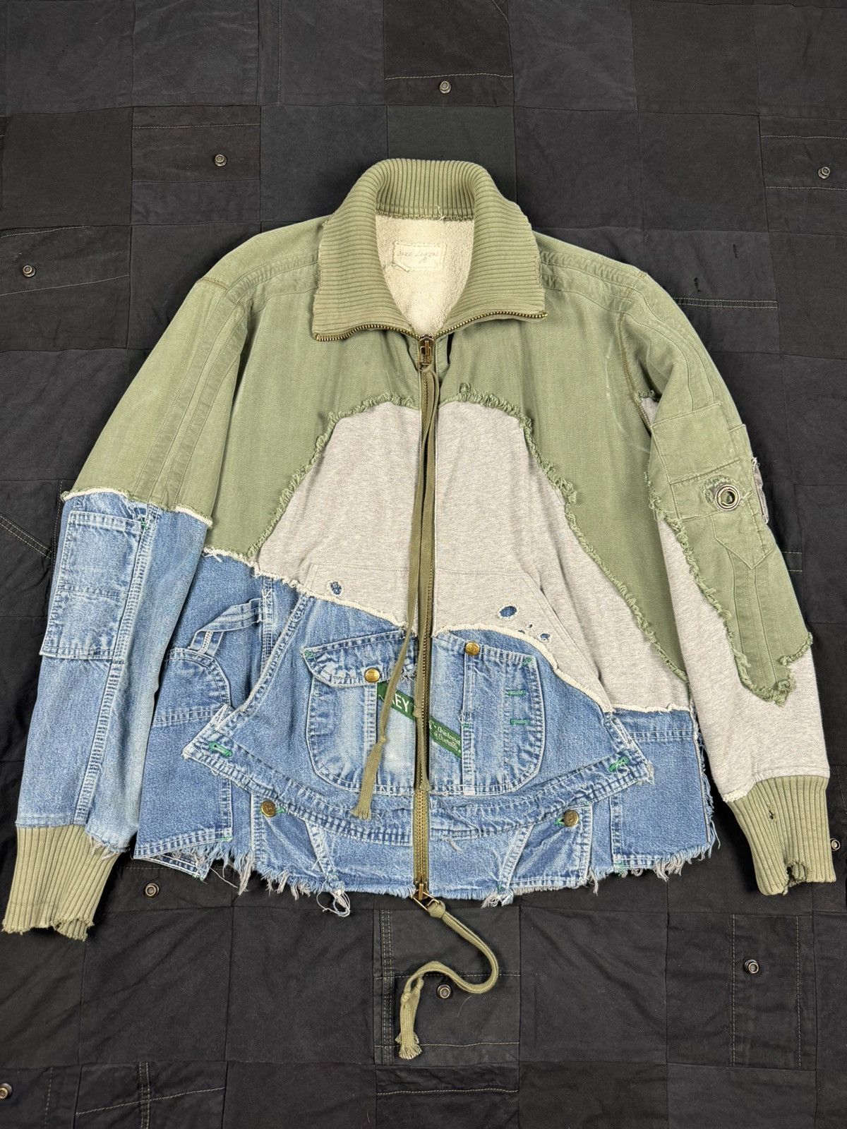 Greg Lauren 50/50 Army Denim High Tech Zip Size US L / EU 52-54 / 3 - 1 Thumbnail